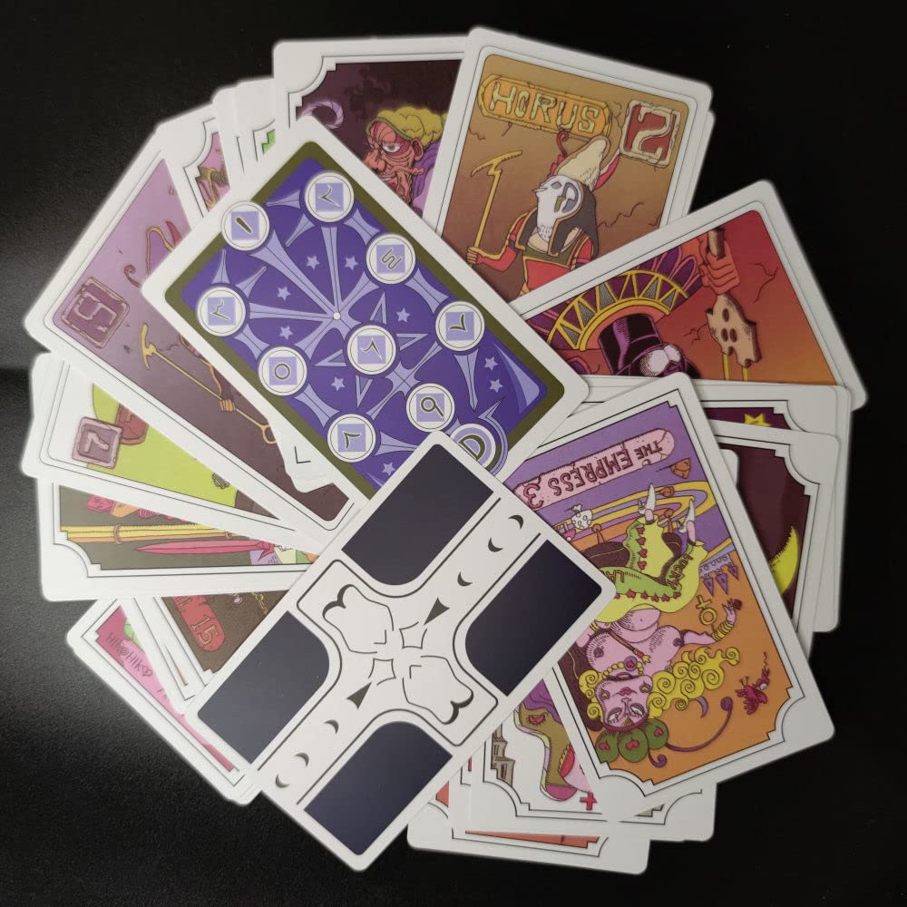 CKHOF JJBA Anime TarotCards – JoJo Stardust Crusaders Tarot Deck, 84 Pieces (53 in Box + 31 in Bag)
