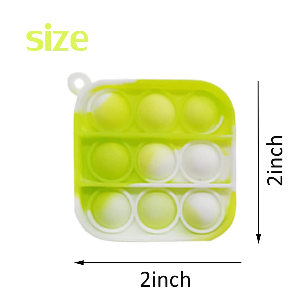Clanam 120 Pcs Mini Pop Fidget Toys Bulk – Party Favors, Classroom Prizes
