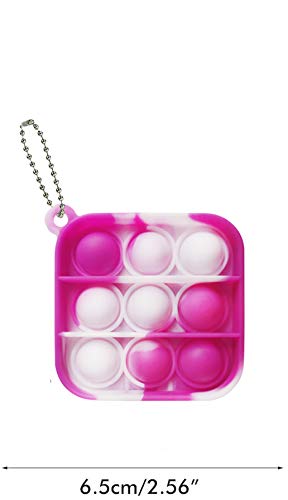 Clanam 12 Pcs Mini Pop Bubble Fidget Toys – Party Favors & Classroom Prizes