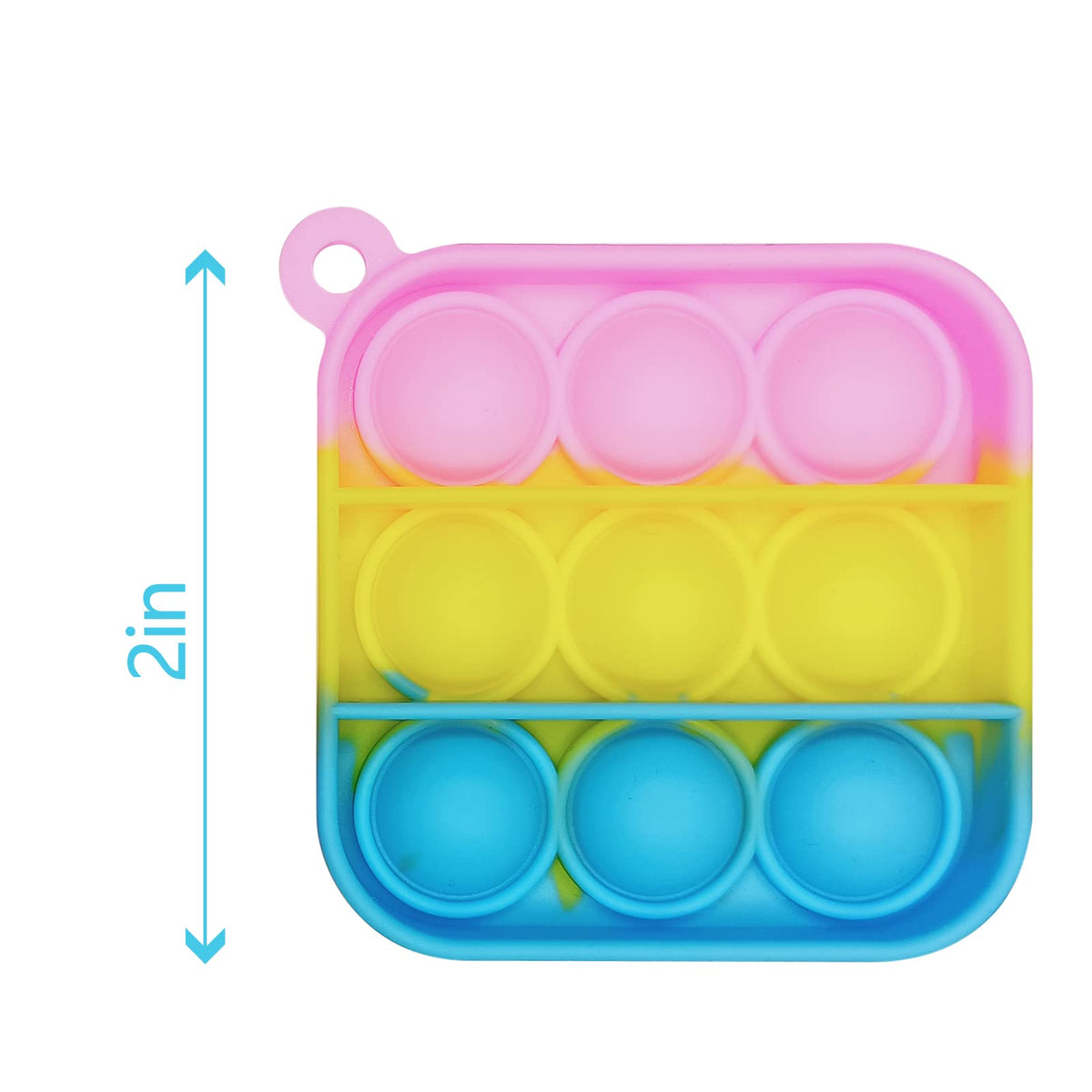 Clanam 30 Pcs Mini Pop Bubble Fidget Toys — Party Favors & Classroom Prizes