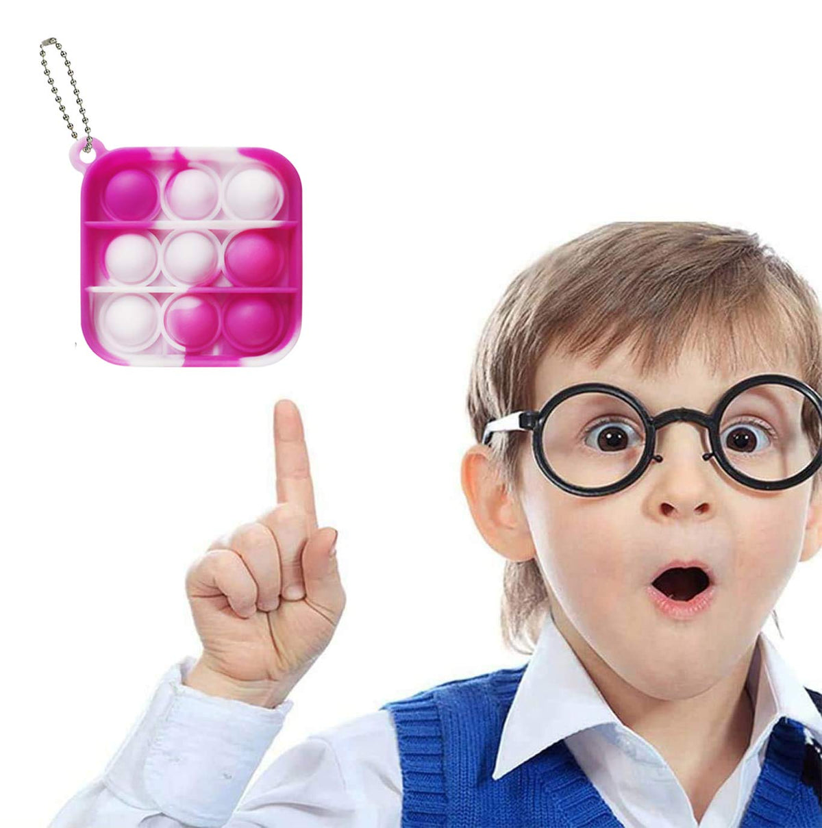 Clanam 12 Pcs Mini Pop Bubble Fidget Toys – Party Favors & Classroom Prizes