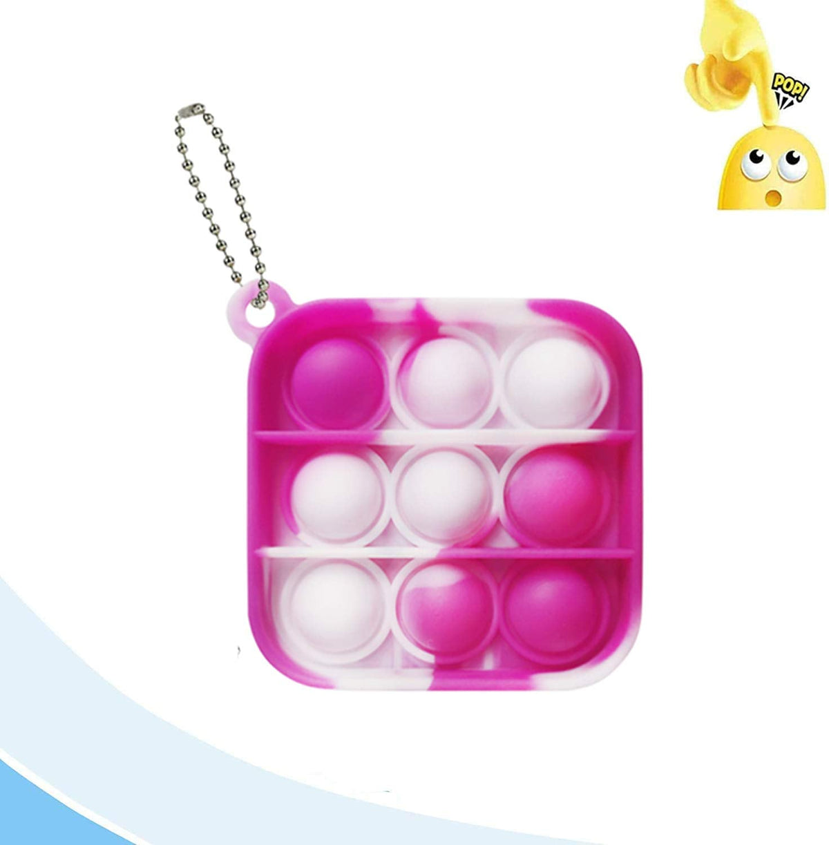 Clanam 12 Pcs Mini Pop Bubble Fidget Toys – Party Favors & Classroom Prizes