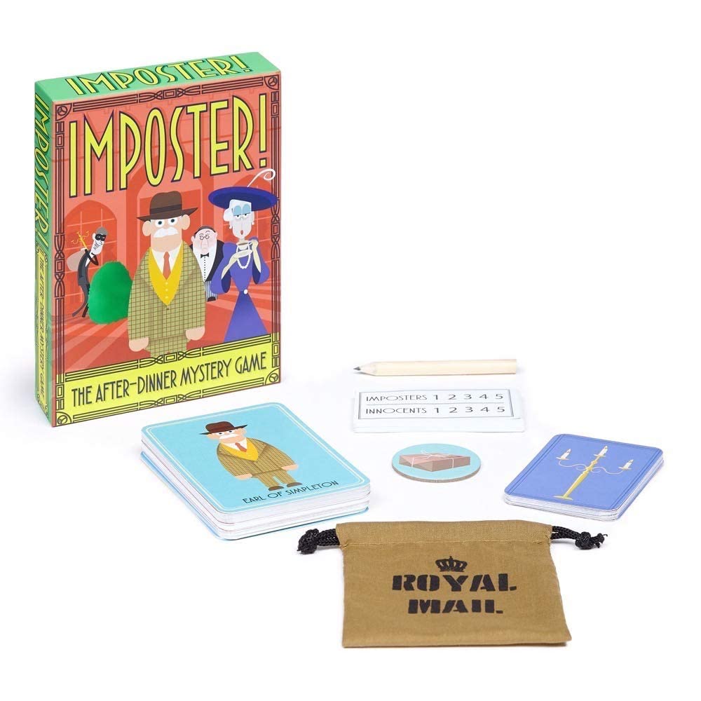 Clarendon Games Imposter! – After-Dinner Social Deduction for 3-16 Players