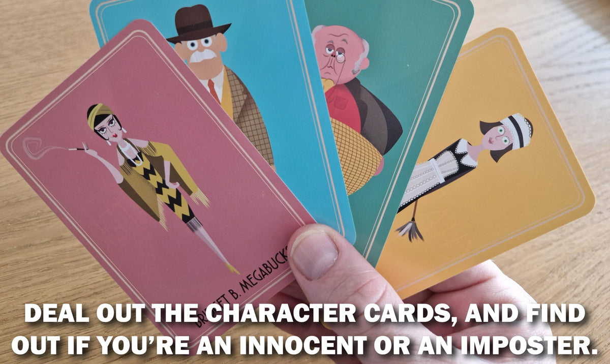 Clarendon Games Imposter! – After-Dinner Social Deduction for 3-16 Players