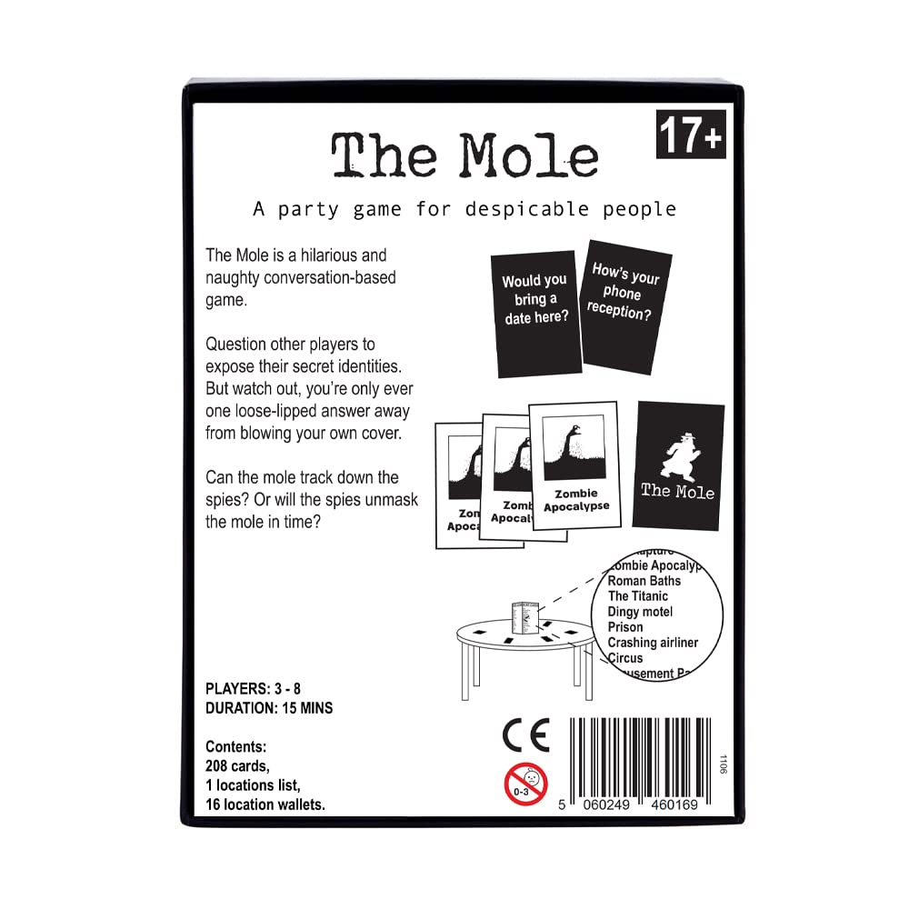 Clarendon Games The Mole Party Game - Social Deduction Card Game