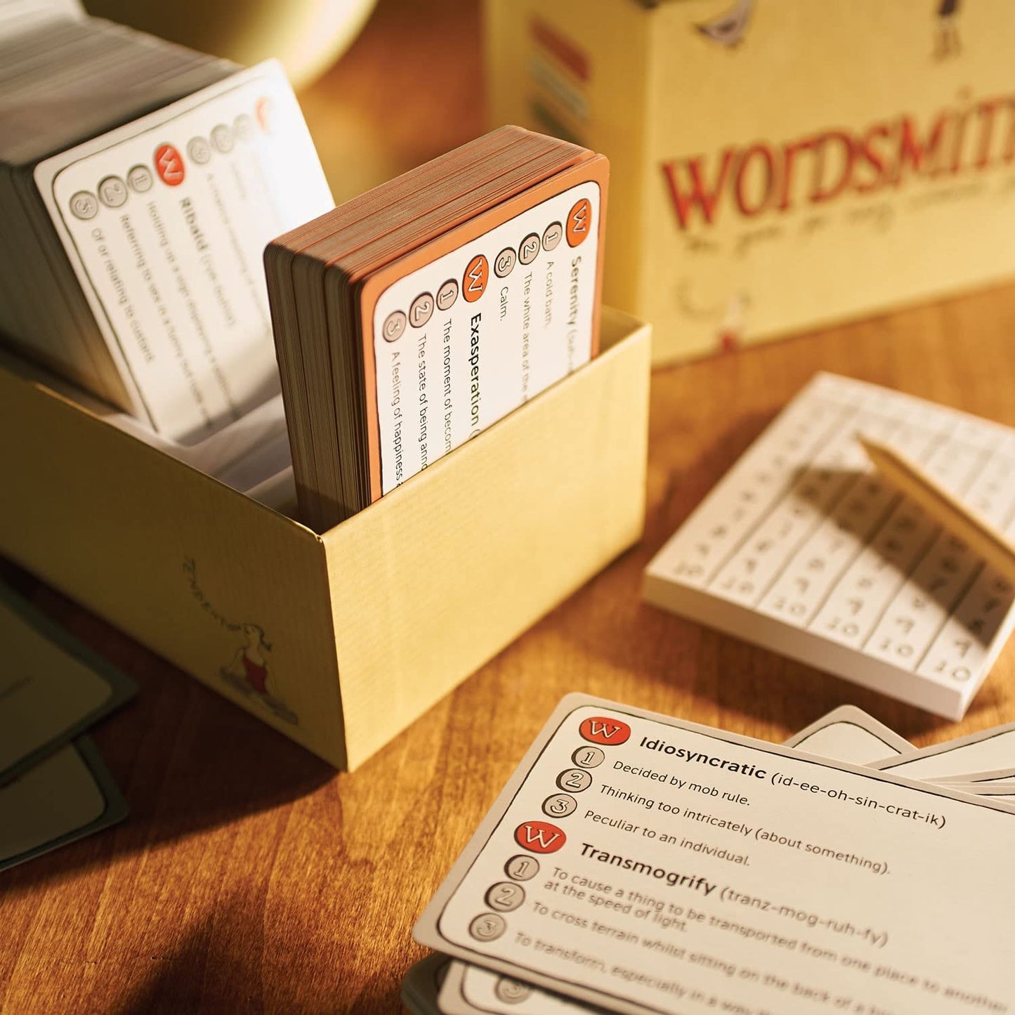 Clarendon Games Wordsmithery Game - Party Quiz Word Definition for 2 Players