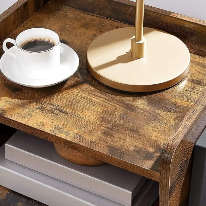Classic Mahogany Side Table Nightstand End Table