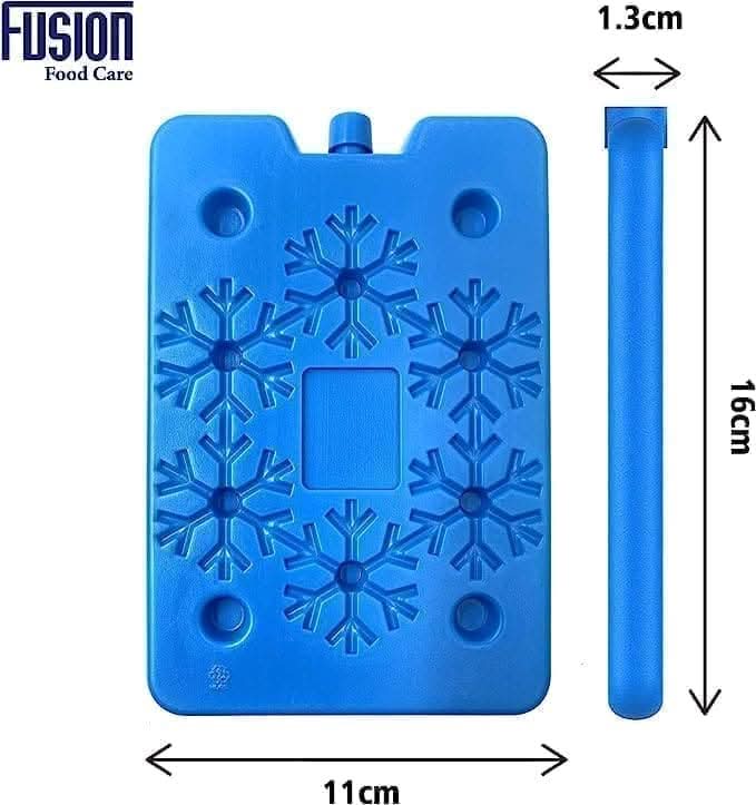 Reusable Ice Packs for Cool Box - Four Pack Freezer Blocks 32x25cm