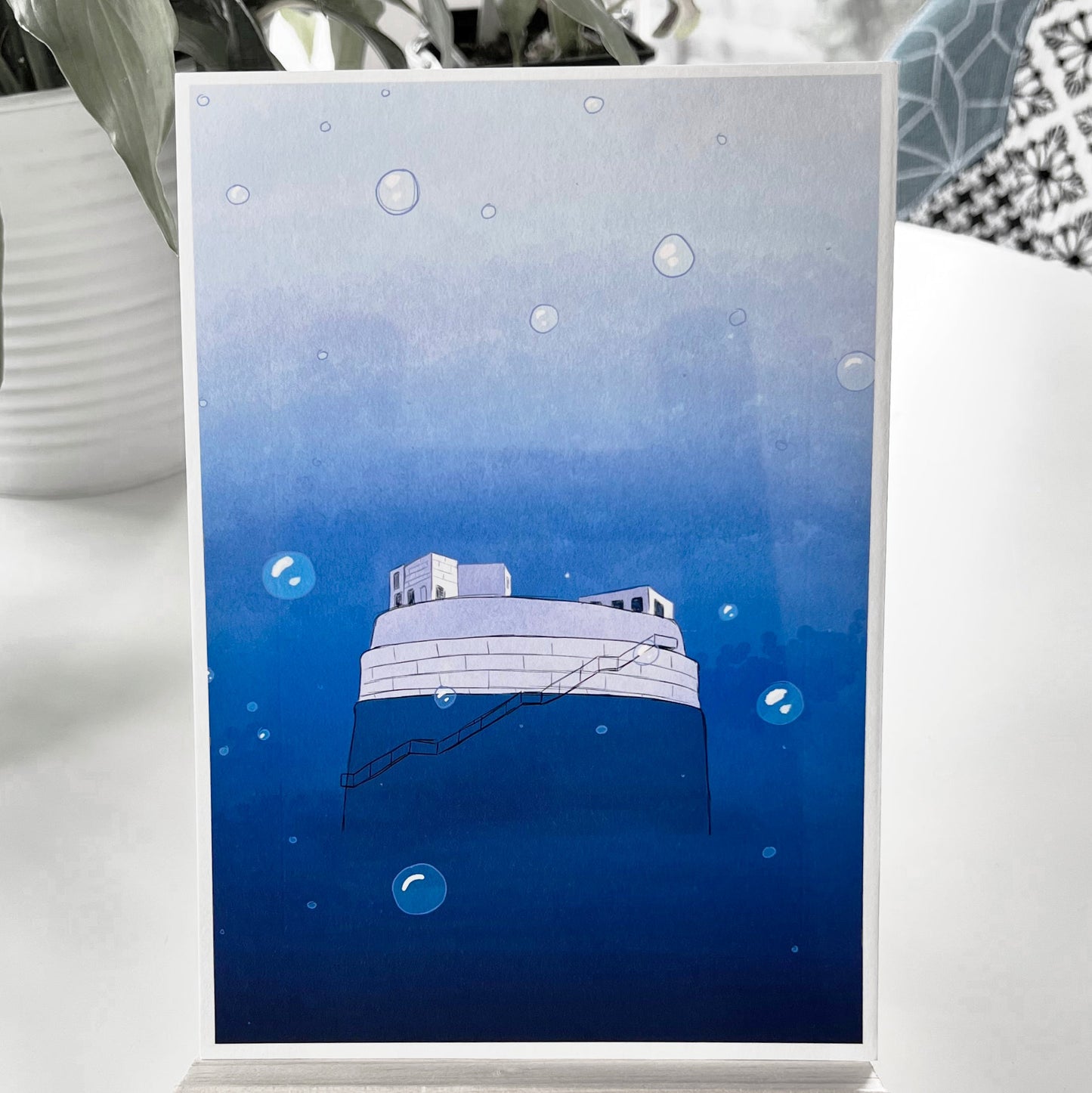 Water Fort Print