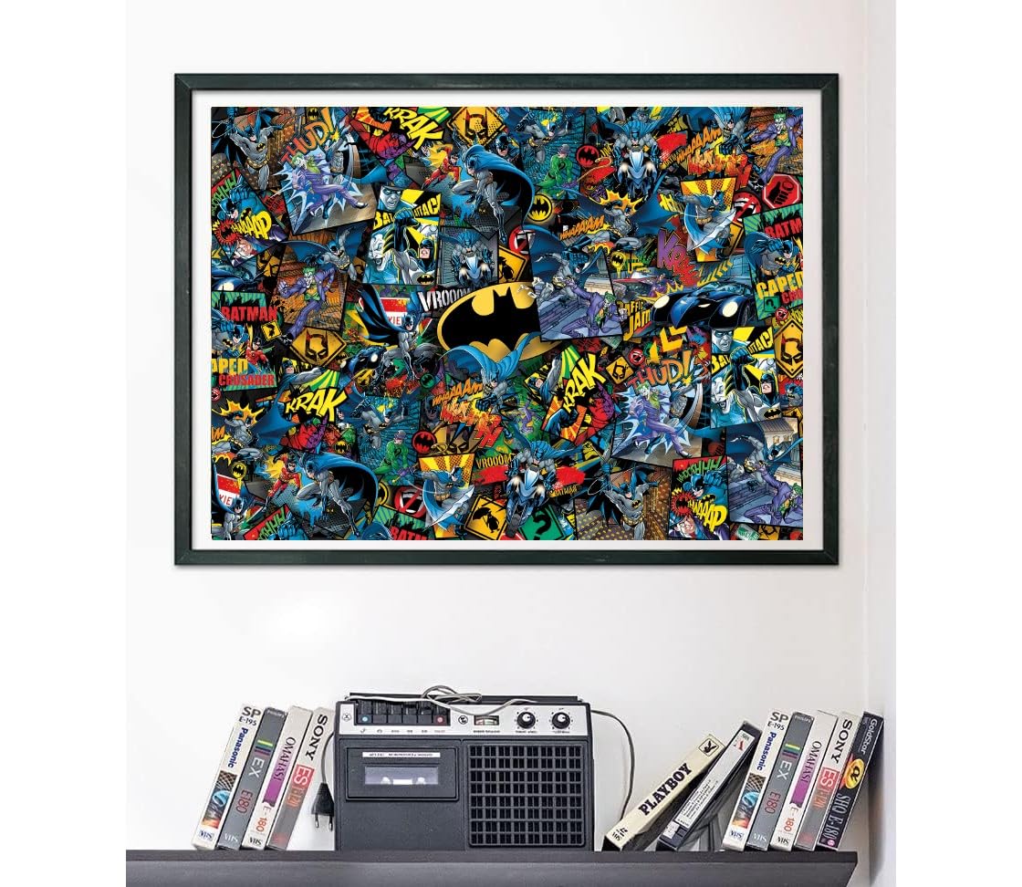 Clementoni Batman Impossible 1000-Piece Jigsaw Puzzle – Made in Italy (39575)