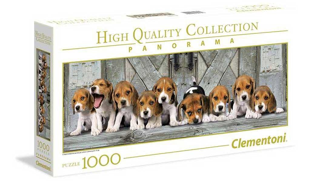 Clementoni 39435 Beagles Panorama Puzzle – 1000 Pieces | High Quality Collection
