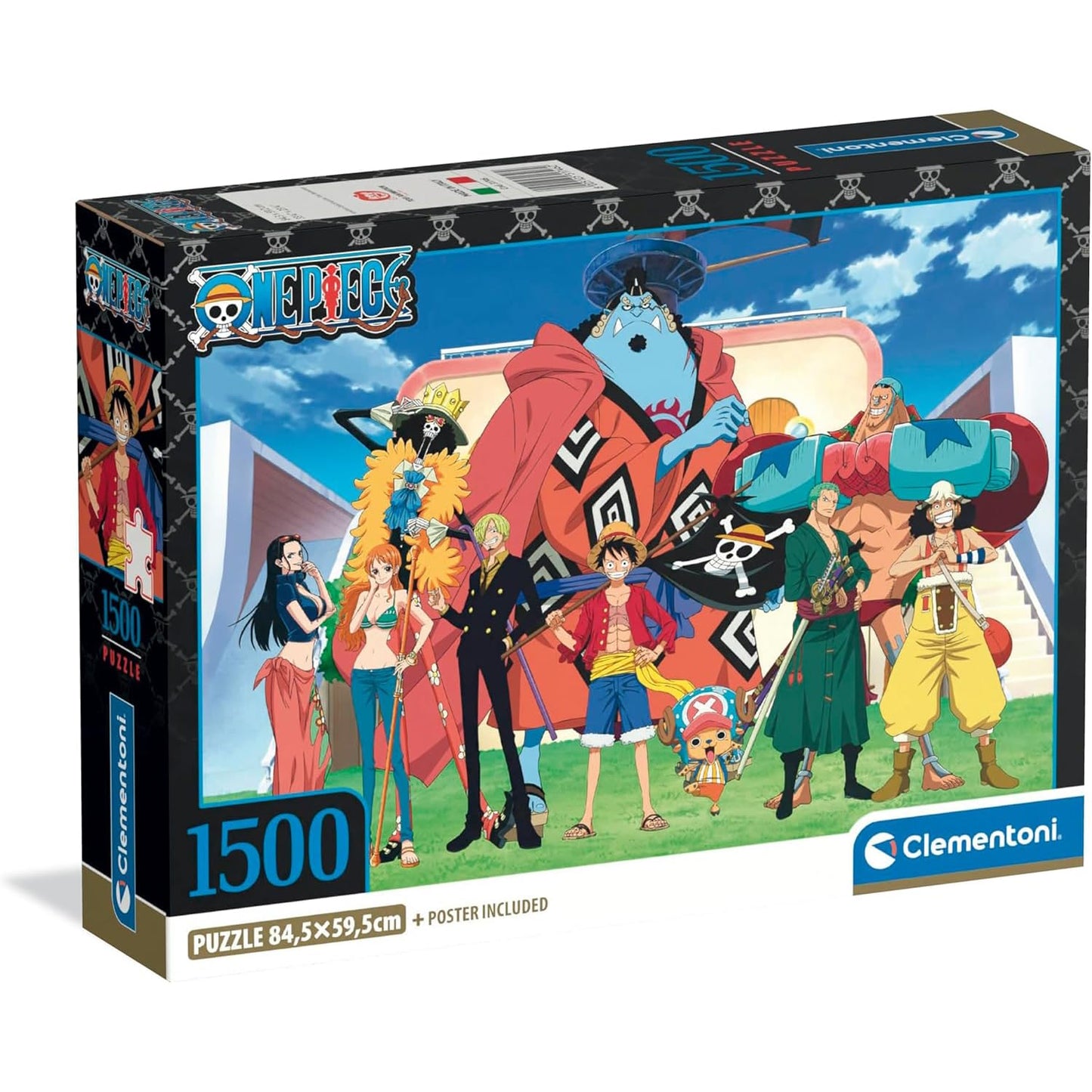 Clementoni 1500-Piece Naruto Shippuden Puzzle for Adults – Poster Included, Made in Italy