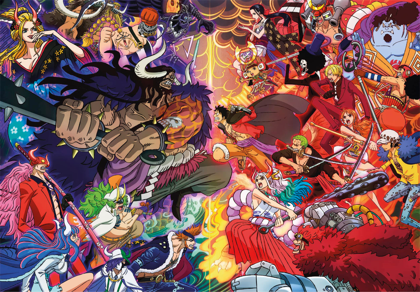 Clementoni - Puzzle Anime One Piece - 1000-Piece Jigsaw Puzzle for Adults | Made in Italy