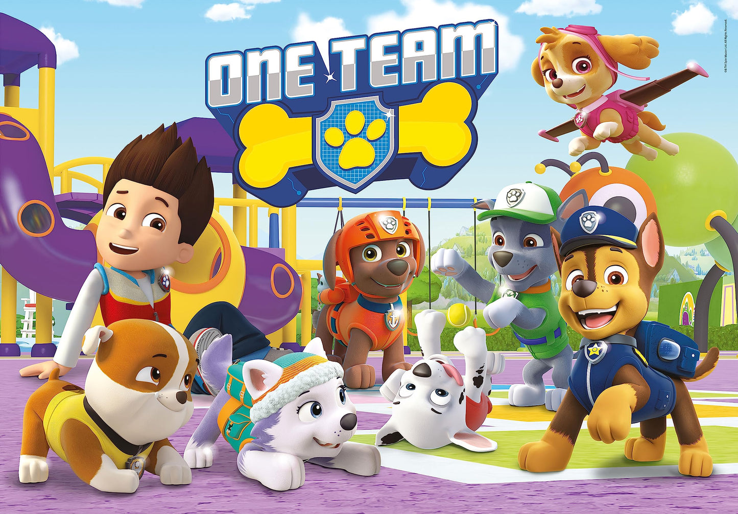 Clementoni Paw Patrol Puzzle 2x20 Pieces – 29 x 19 cm, Ages 3+
