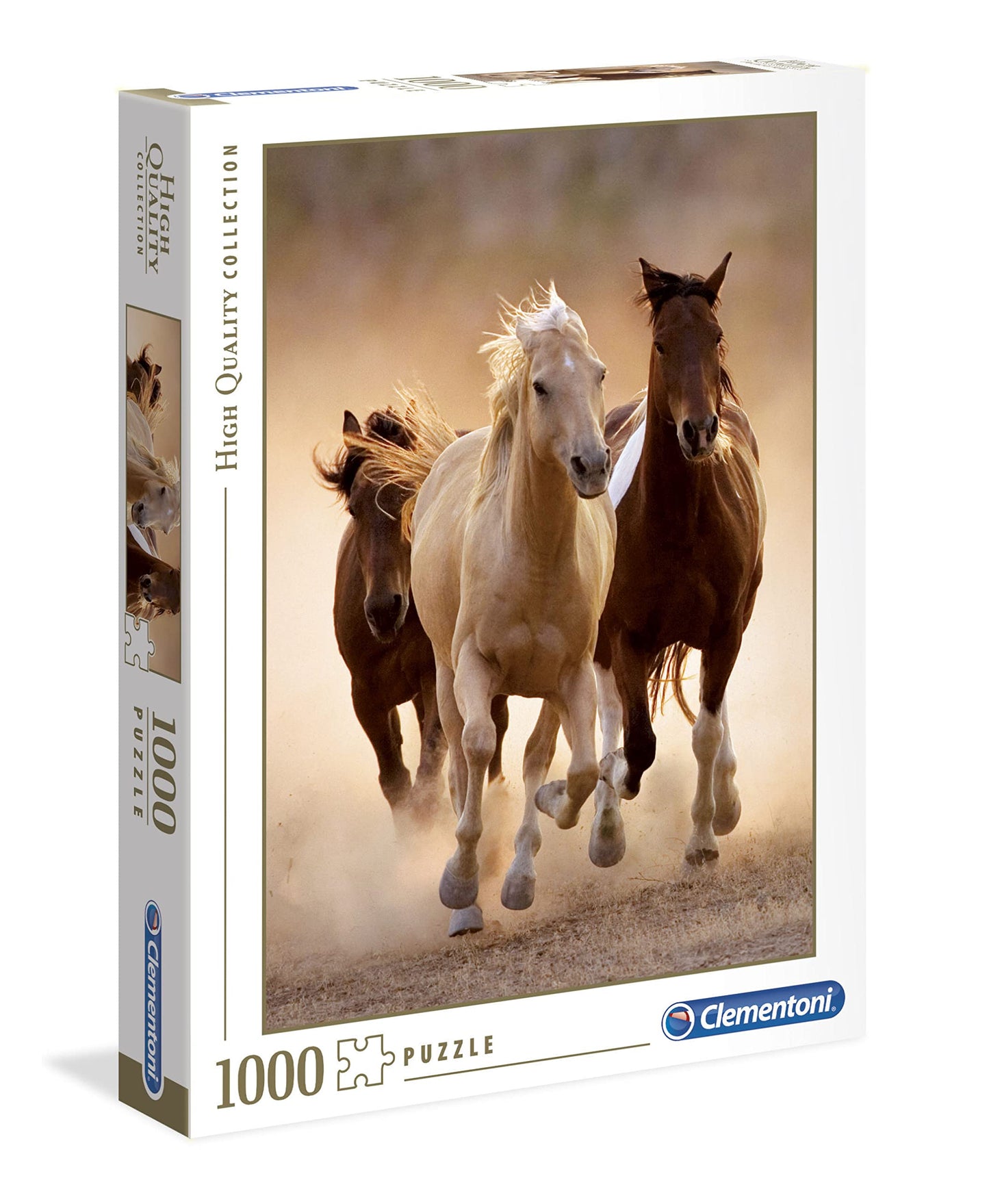 Clementoni Running Horses 1000-Piece Puzzle – Premium Italian Craft