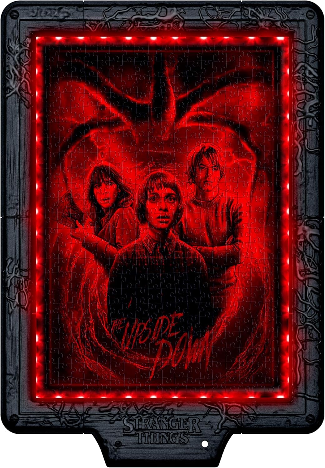 Clementoni Stranger Things Metamorphic Art with LED Light — 520-Piece Puzzle