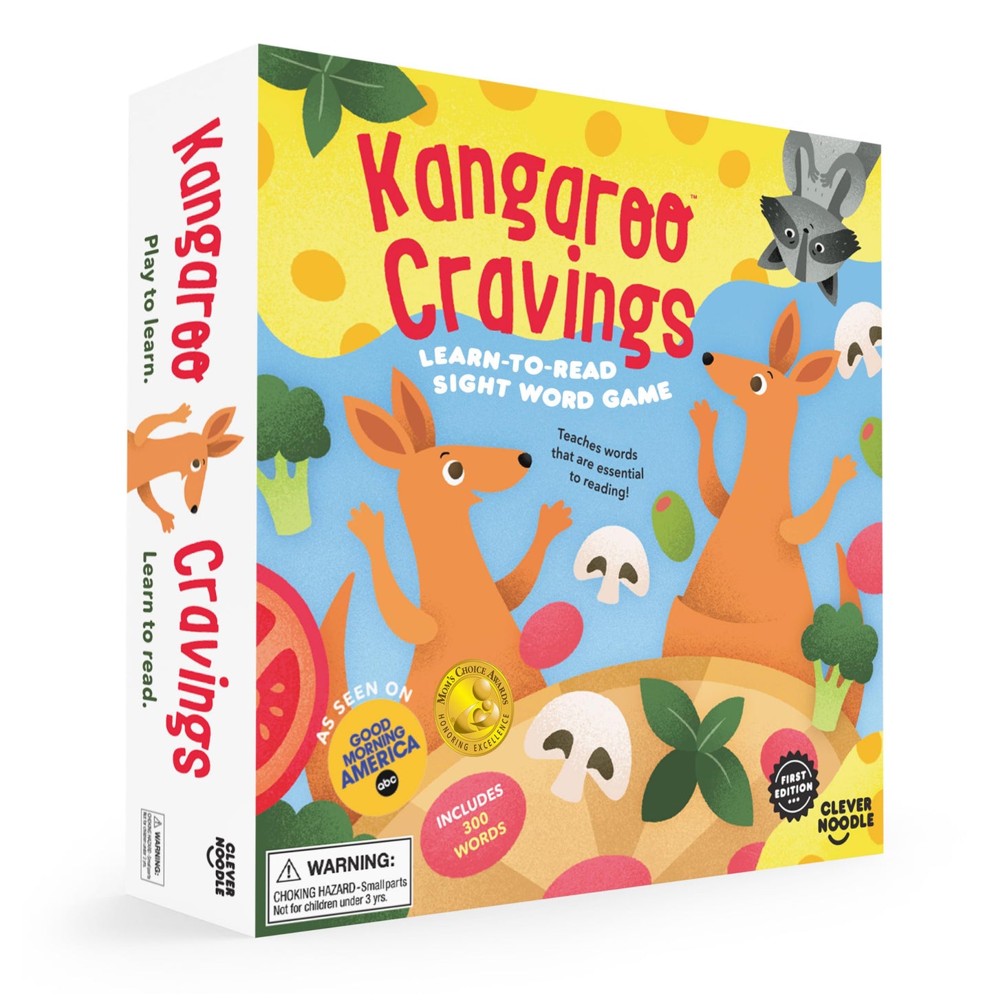Kangaroo Cravings by Clever Noodle – Fun Sight Word Reading Games (Ages 5-7)
