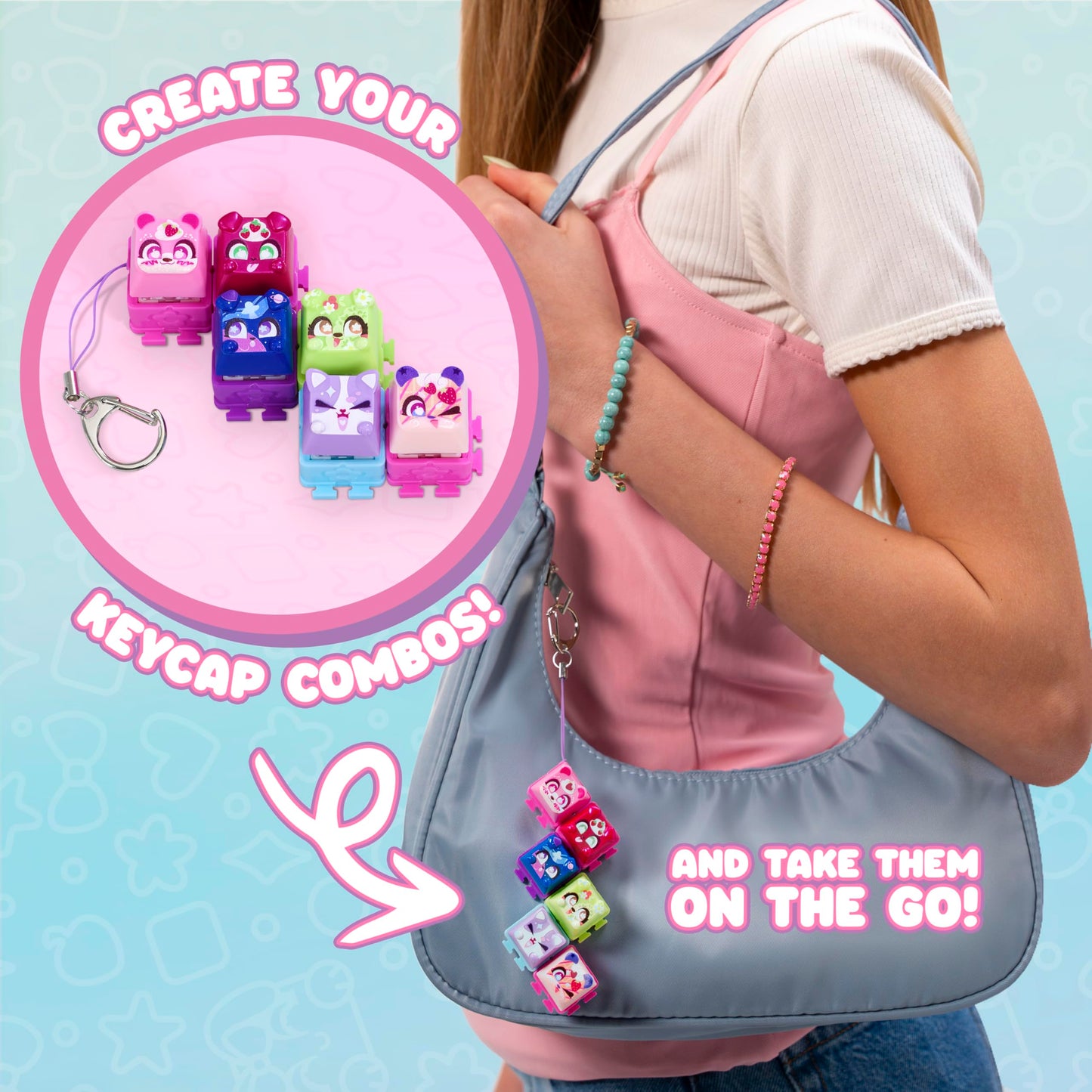 Clickeez Keyboard Mega Pack – Starter Set with 15 Clickeez & Exclusive Mega Pack Characters | Ages 6+