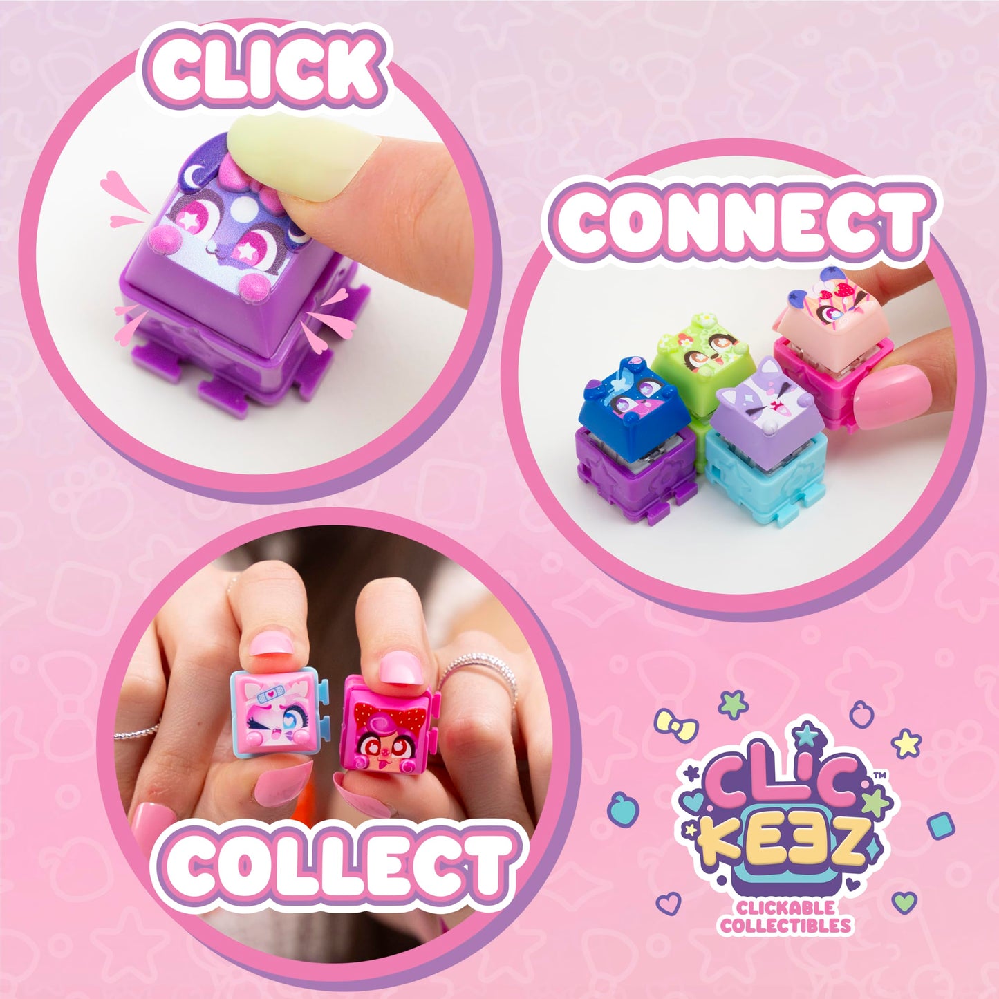 Clickeez Keyboard Mega Pack – Starter Set with 15 Clickeez & Exclusive Mega Pack Characters | Ages 6+