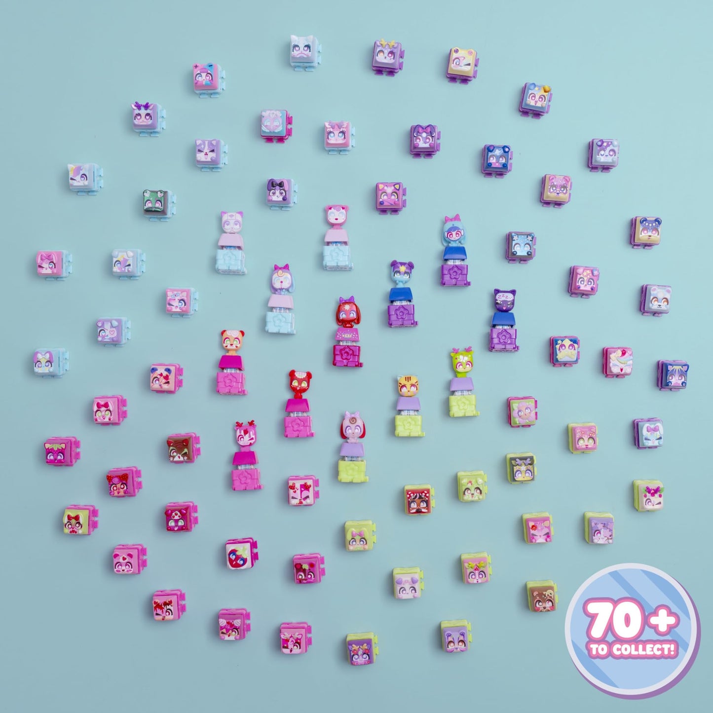 Clickeez Multipack: 5 Clickable Keyboard Collectibles for On-the-Go Fun