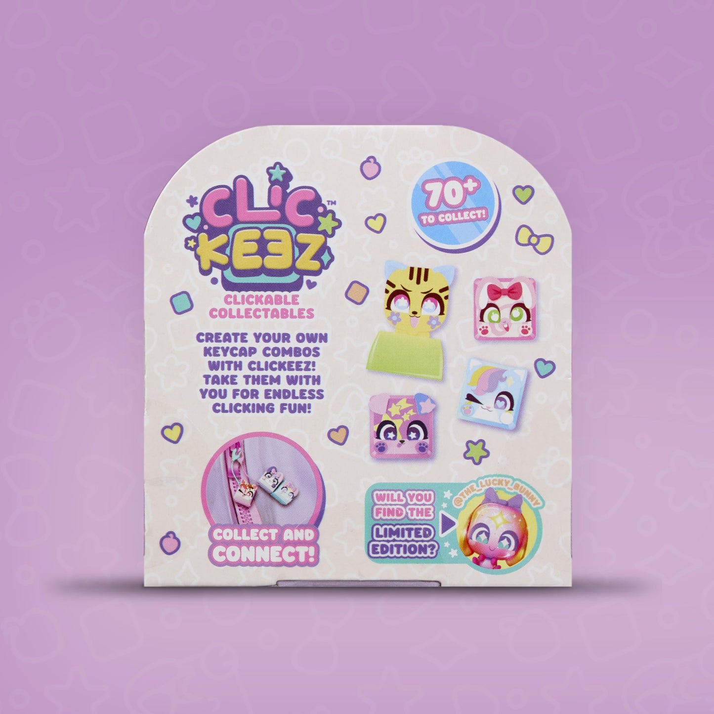 Clickeez 2-Pack: Collectible Keyboard Keys for Custom Keychains | Ages 6+
