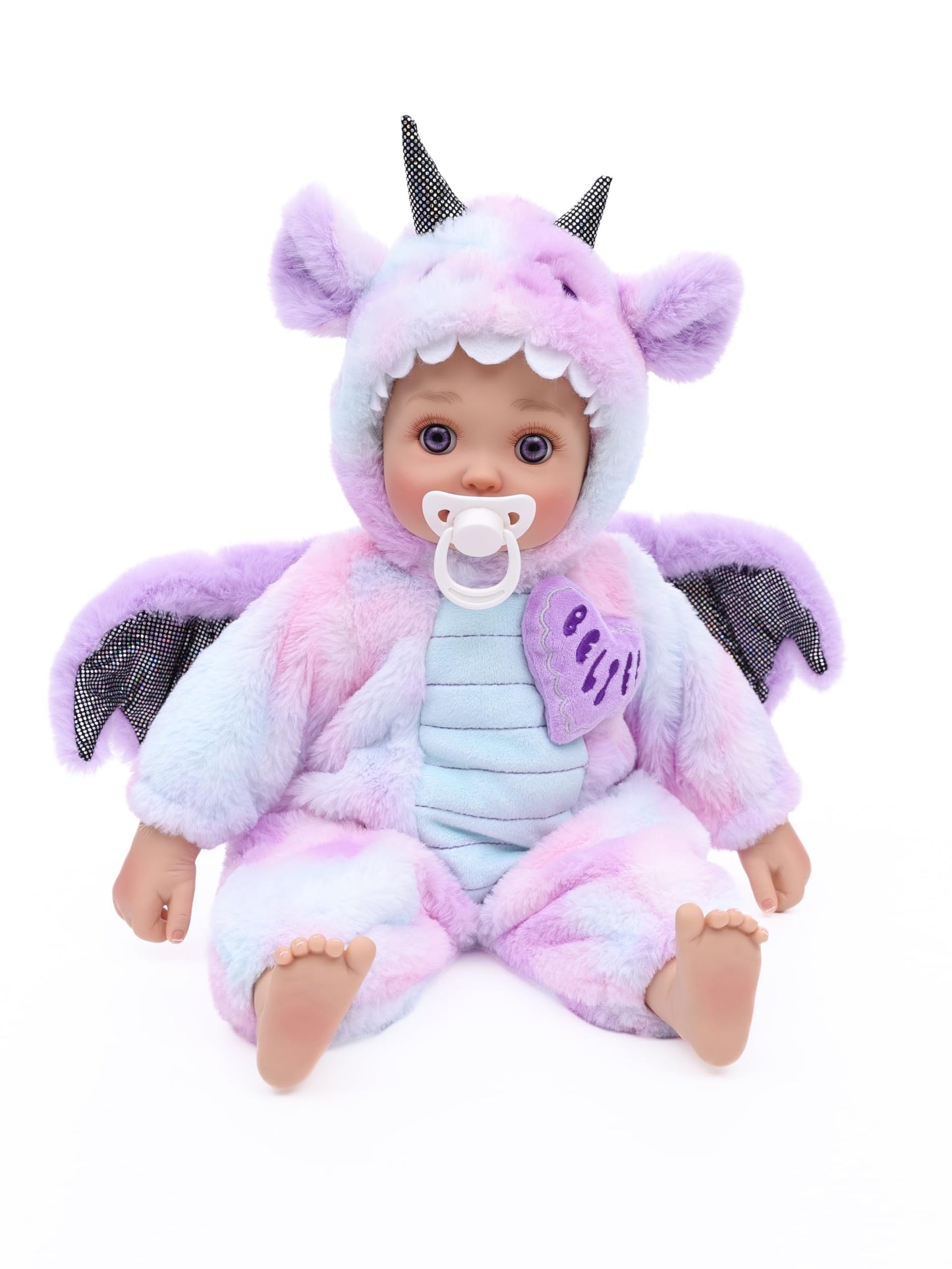 Cloveray Elara 18in Baby Doll – Realistic Soft Body with Dragon Costume
