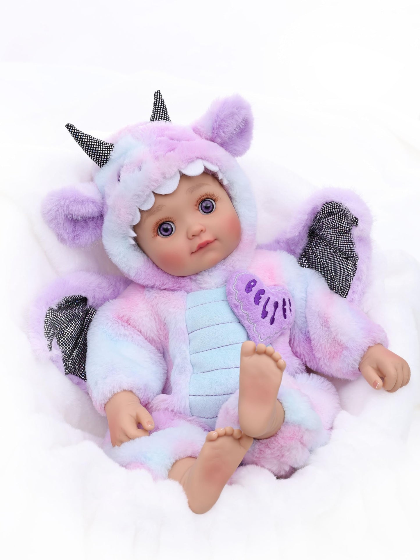 Cloveray Elara 18in Baby Doll – Realistic Soft Body with Dragon Costume