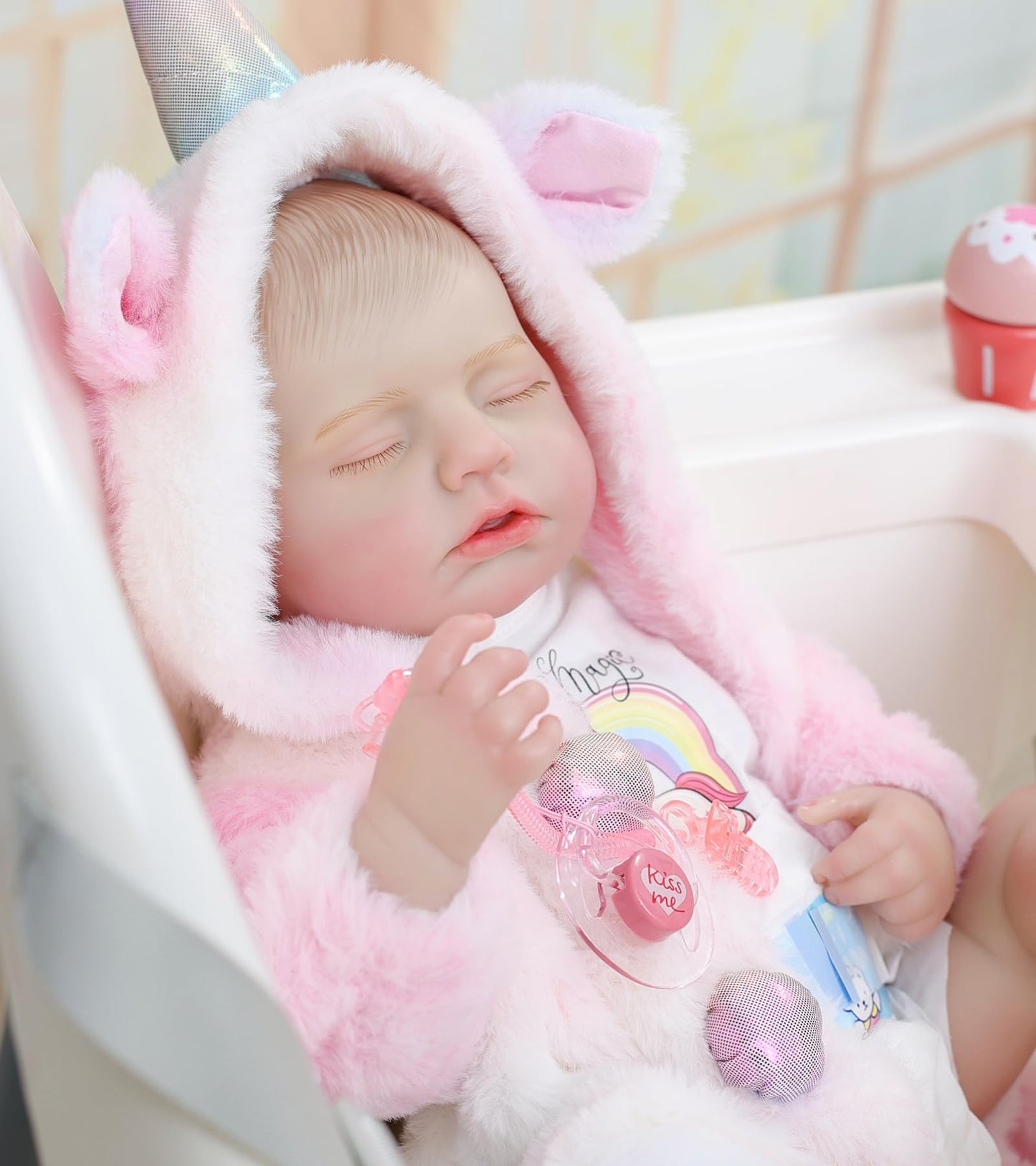 Cloveray Reborn Baby Dolls – 20-Inch Realistic Full-Body Vinyl Girl