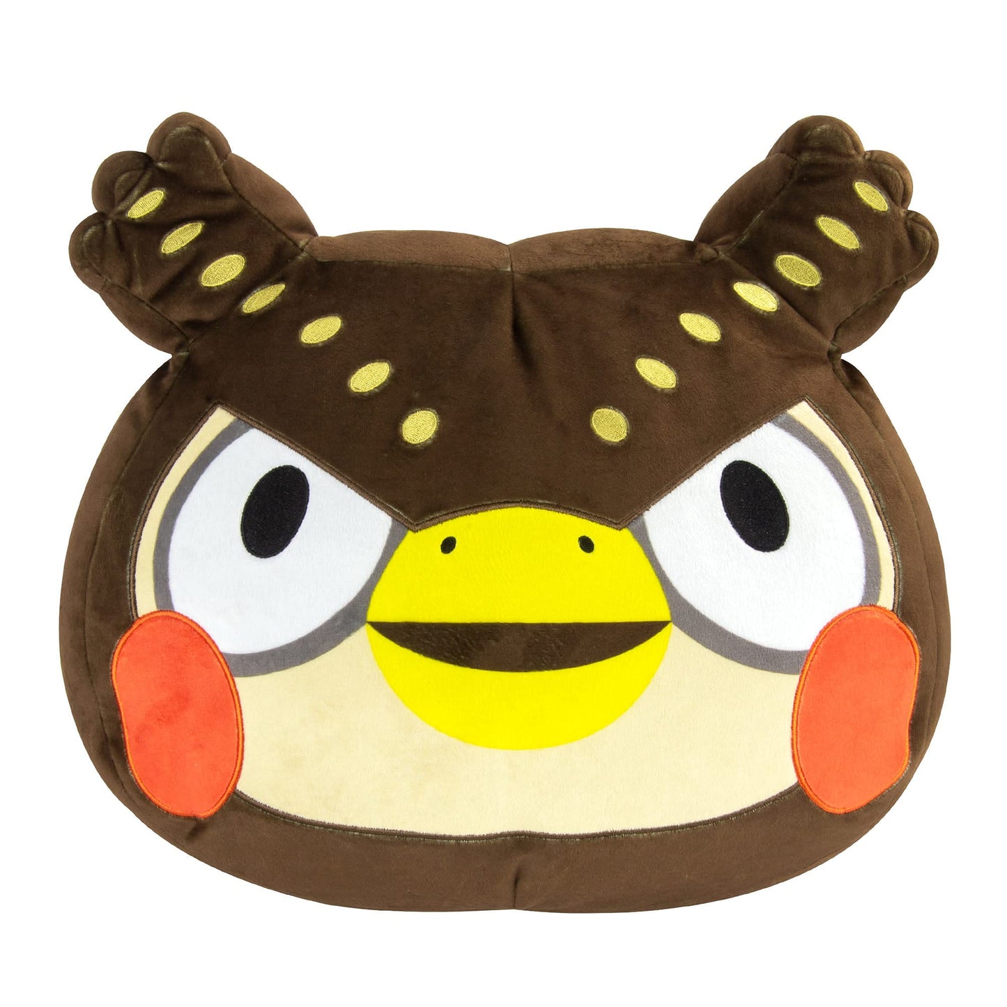Megasketcher Club Mocchi Mocchi Blathers Plush – 15-Inch Animal Crossing Squishy Plush