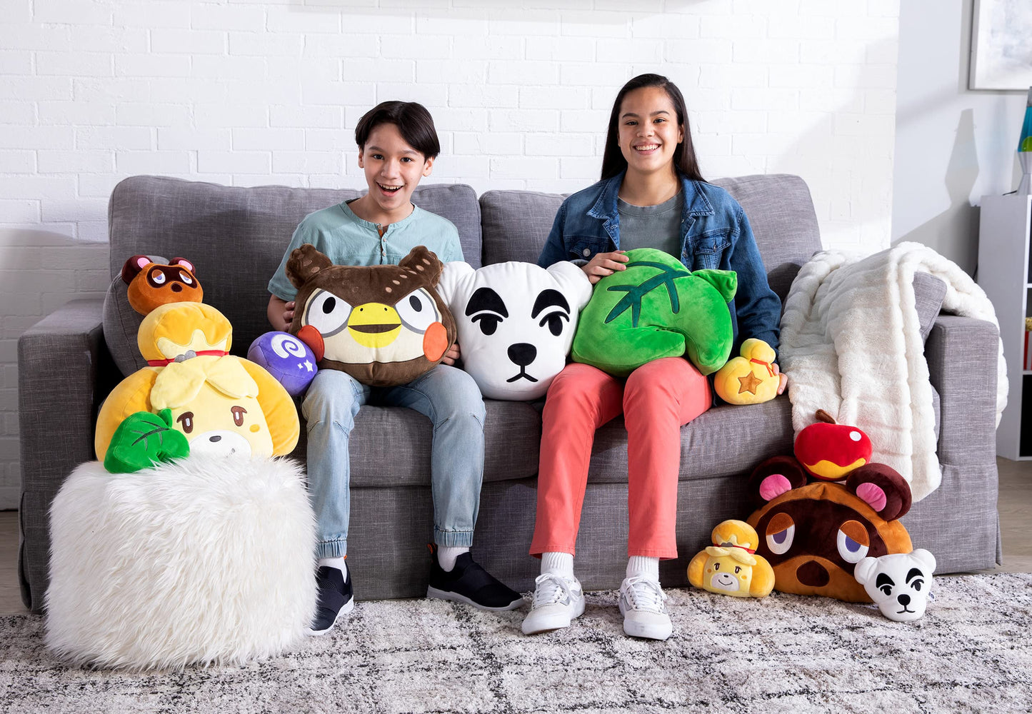 Megasketcher Club Mocchi Mocchi Blathers Plush – 15-Inch Animal Crossing Squishy Plush