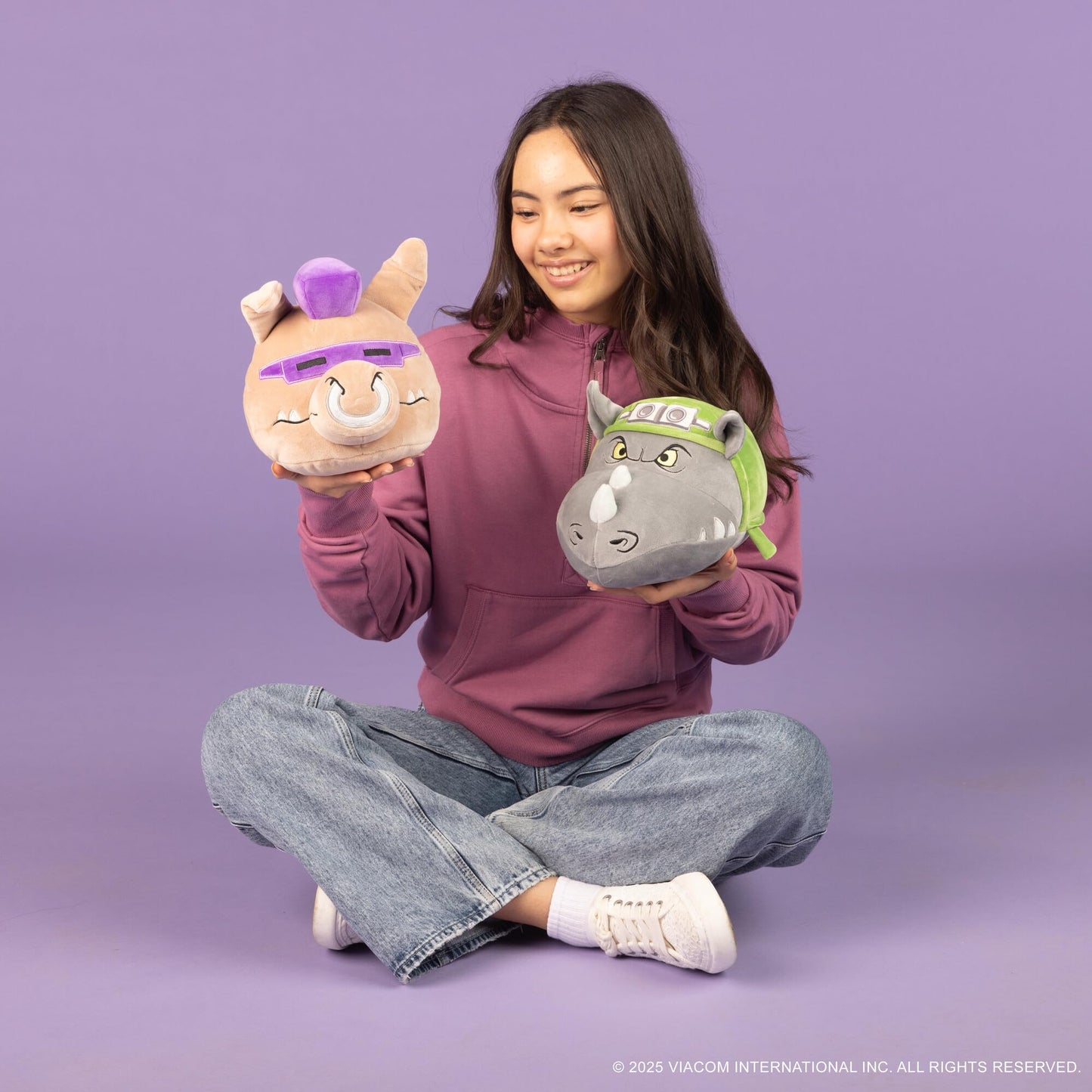 Club Mocchi-Mocchi Bebop & Rocksteady 8-Inch TMNT Plush Duo – Collectible Gift Set