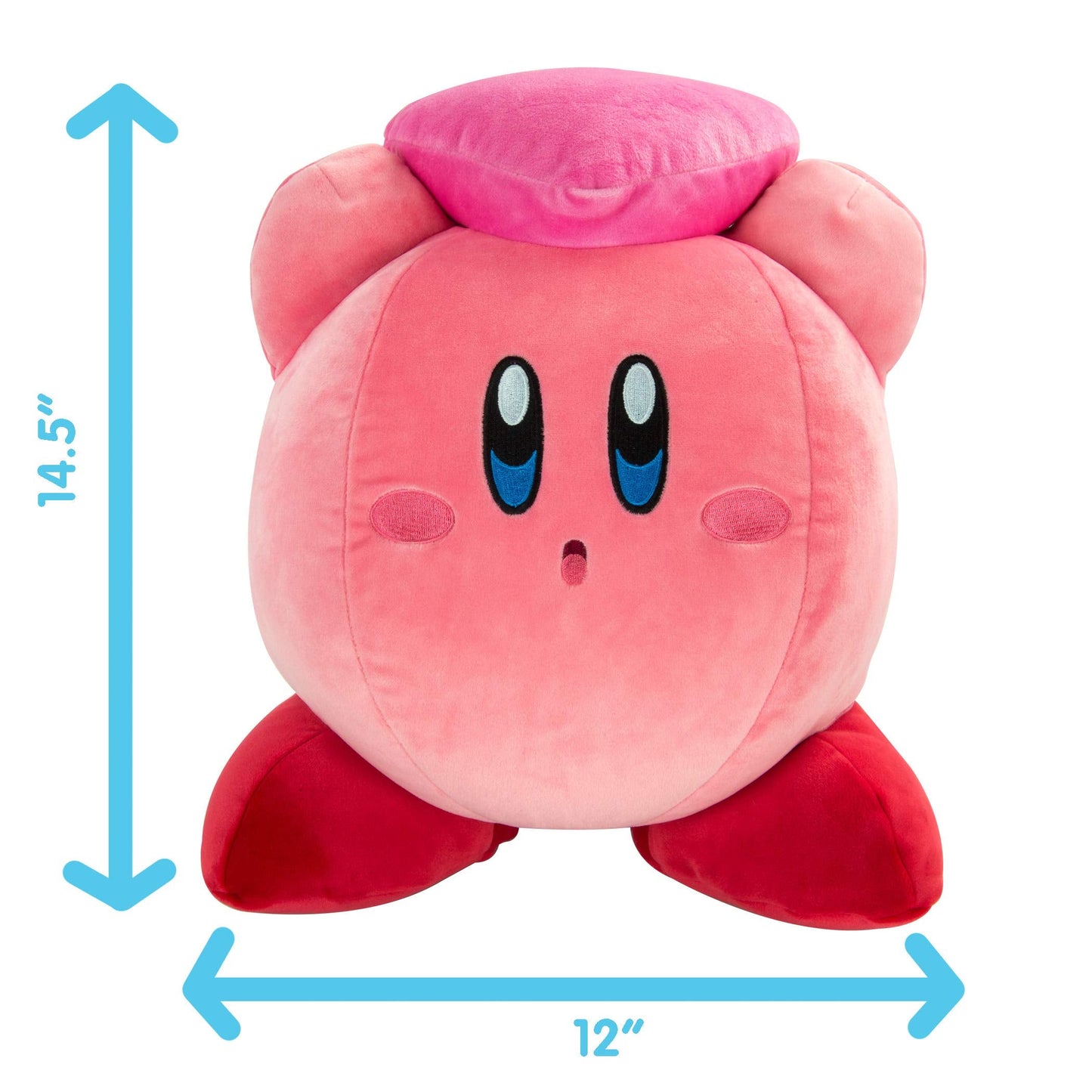 Club Mocchi Mocchi Kirby Plush - Kirby & Friend Heart 15-Inch Squishy Plush