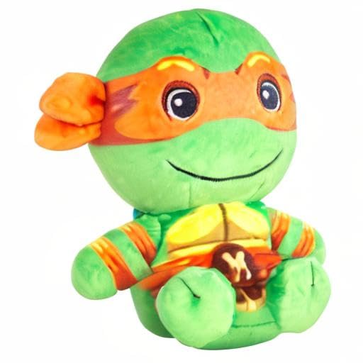 Club Mocchi Mocchi Michelangelo TMNT Plush – 6-Inch Officially Licensed Ninja Turtles Plushie