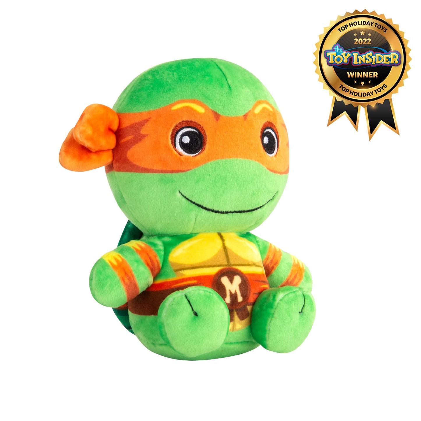 Club Mocchi Mocchi Michelangelo TMNT Plush – 6-Inch Officially Licensed Ninja Turtles Plushie