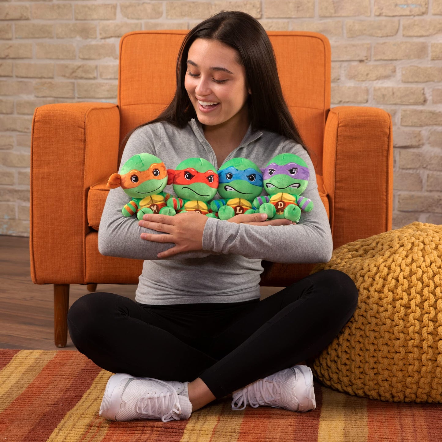 Club Mocchi Mocchi TMNT Raphael Plush — 6-Inch Soft, Officially Licensed Ninja Turtle Collectible