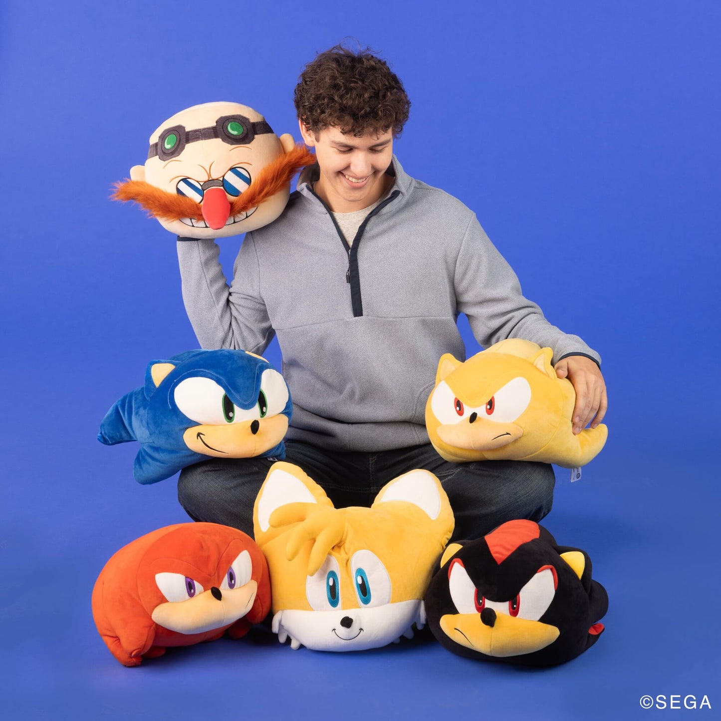 Club Mocchi Mocchi Shadow Hedgehog Plush - 15-Inch Official Sonic Plush