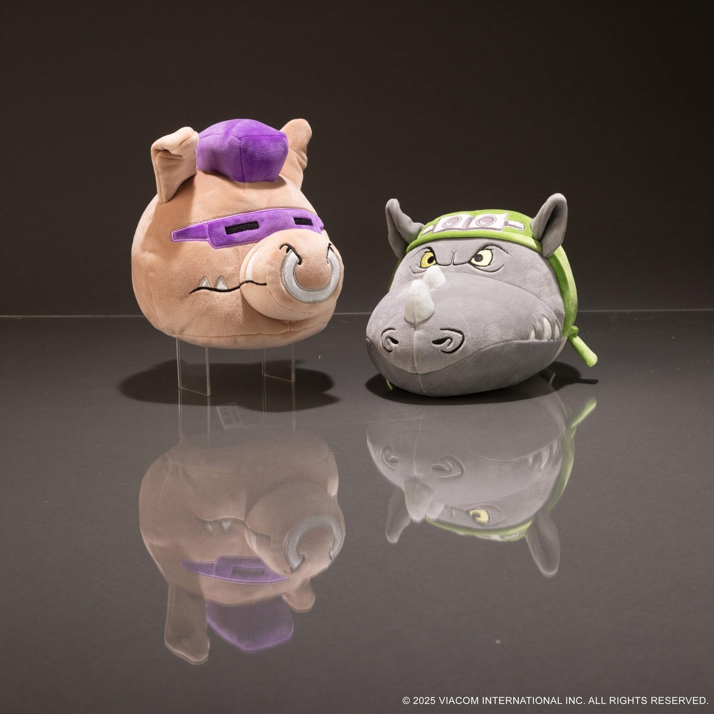 Club Mocchi-Mocchi Bebop & Rocksteady 8-Inch TMNT Plush Duo – Collectible Gift Set