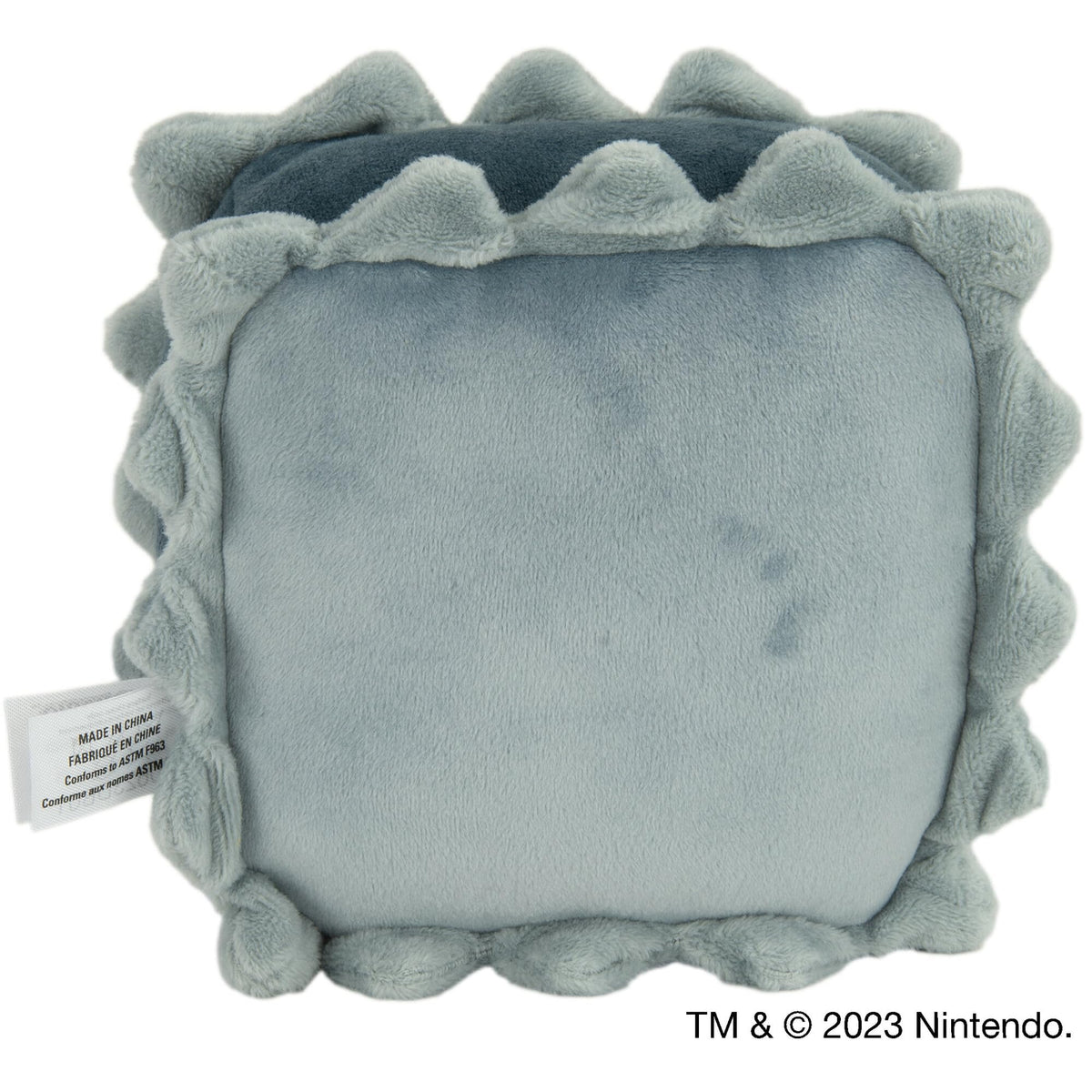 Club Mocchi Mocchi Thwomp Plush – 6-Inch Super Mario Squishy Plush Toy