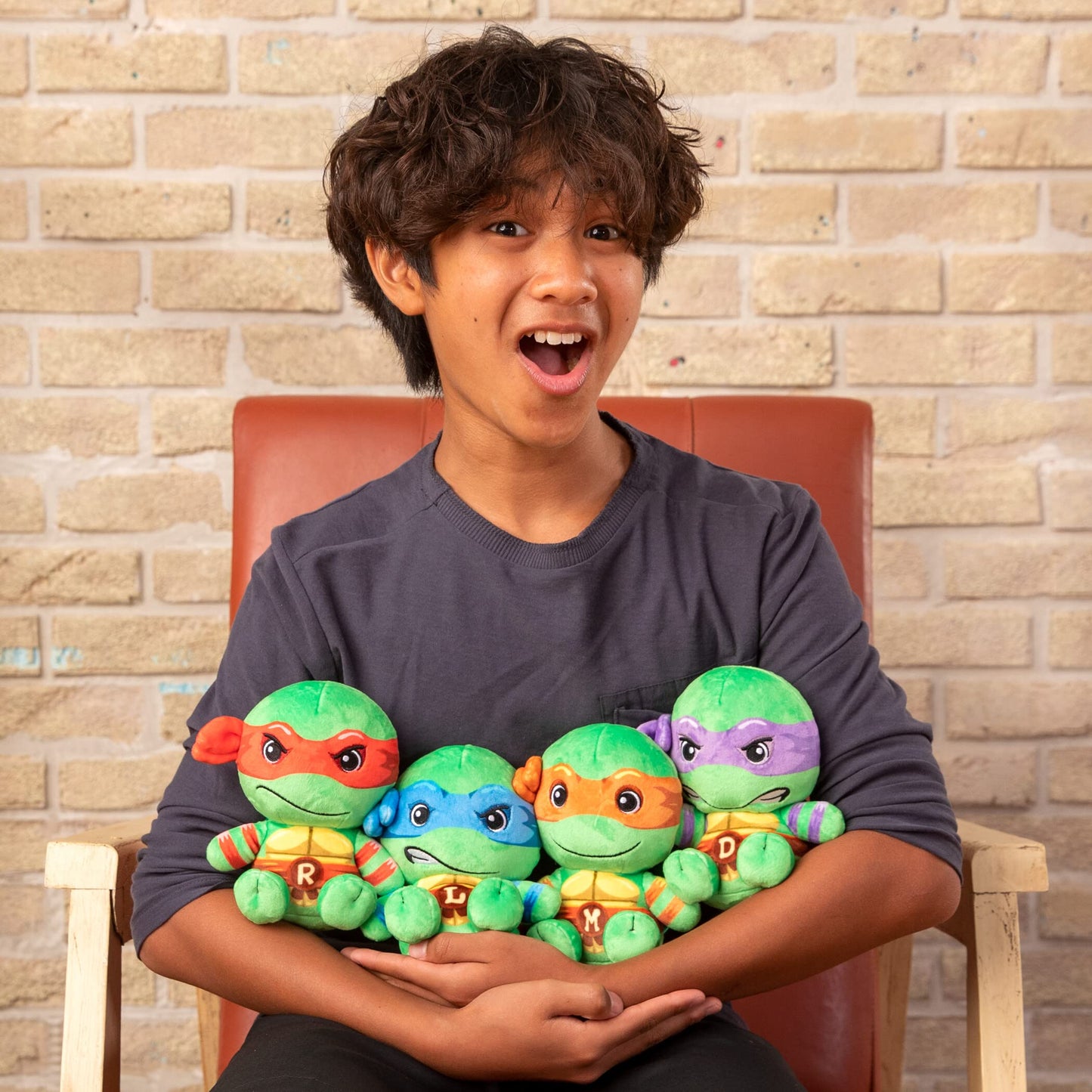 Club Mocchi Mocchi TMNT Leonardo Plush – Officially Licensed 6-Inch Ninja Turtle Plush Toy