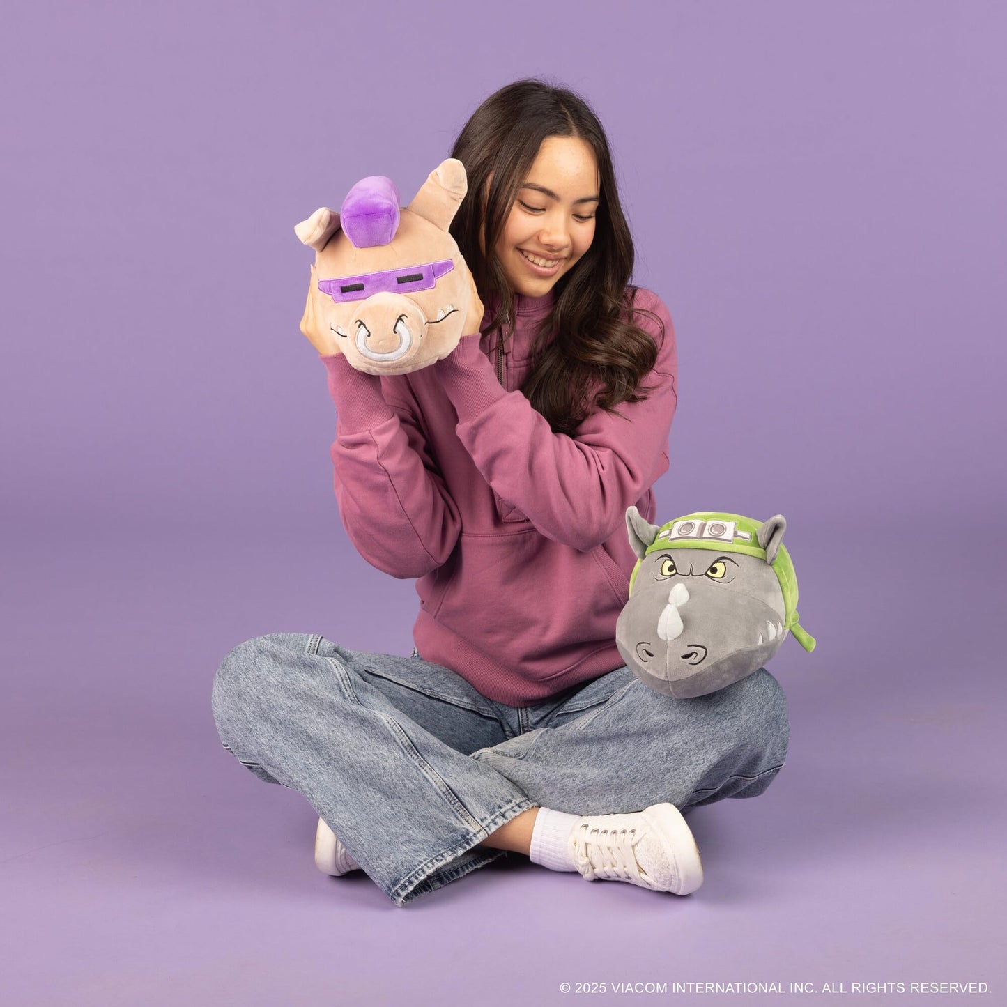 Club Mocchi-Mocchi Bebop & Rocksteady 8-Inch TMNT Plush Duo – Collectible Gift Set