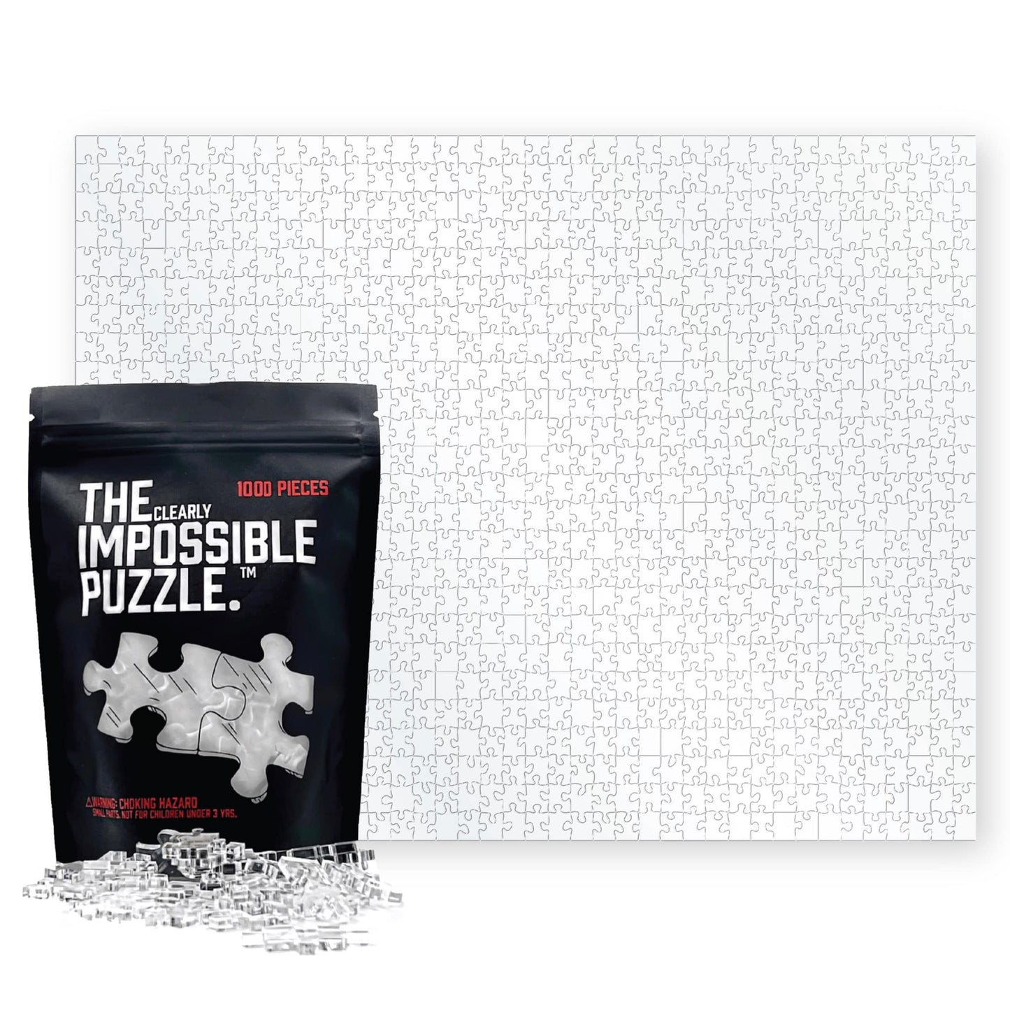 CM Originals The Clearly Impossible Puzzle — 1000/500/200/100 Pieces for Adults