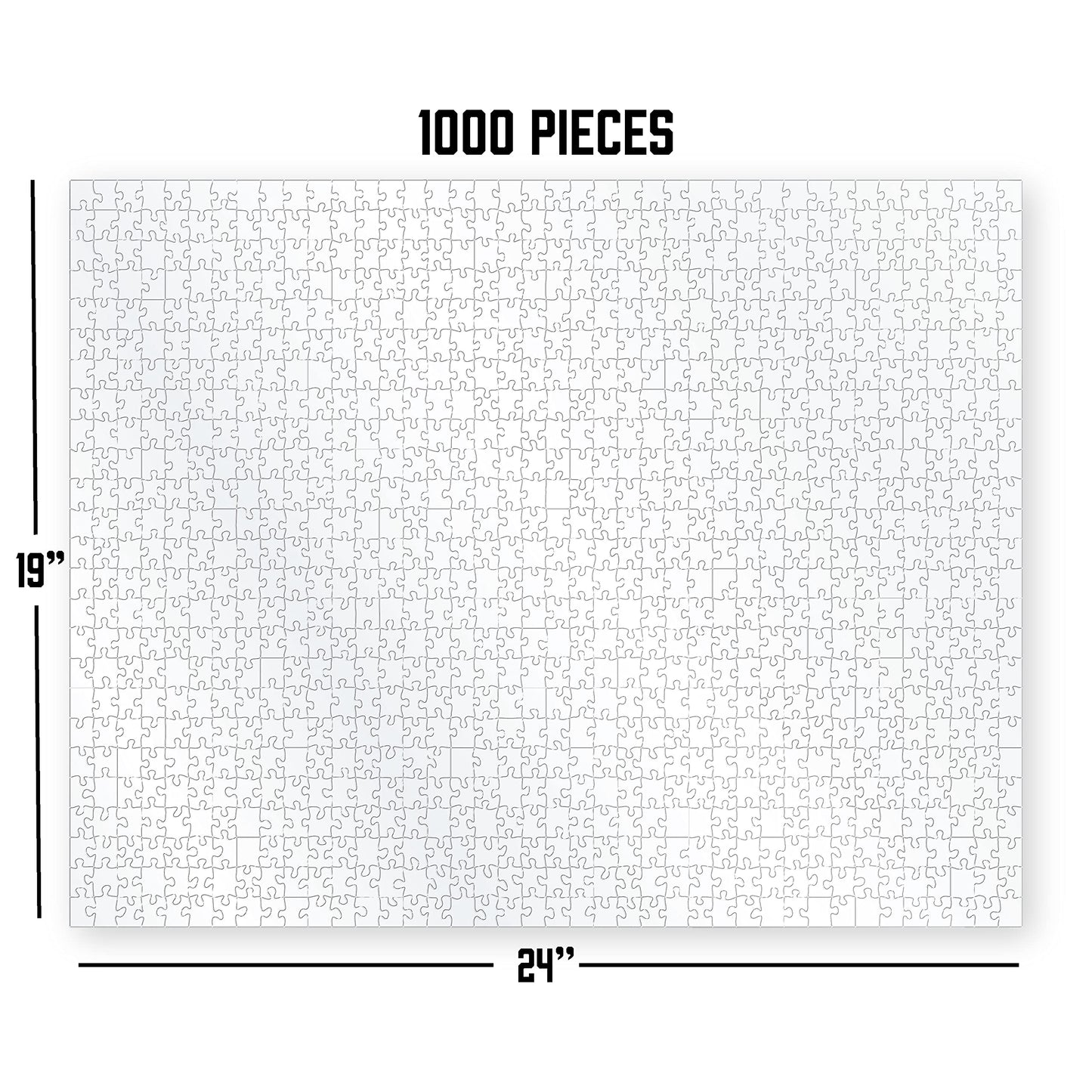 CM Originals The Clearly Impossible Puzzle — 1000/500/200/100 Pieces for Adults