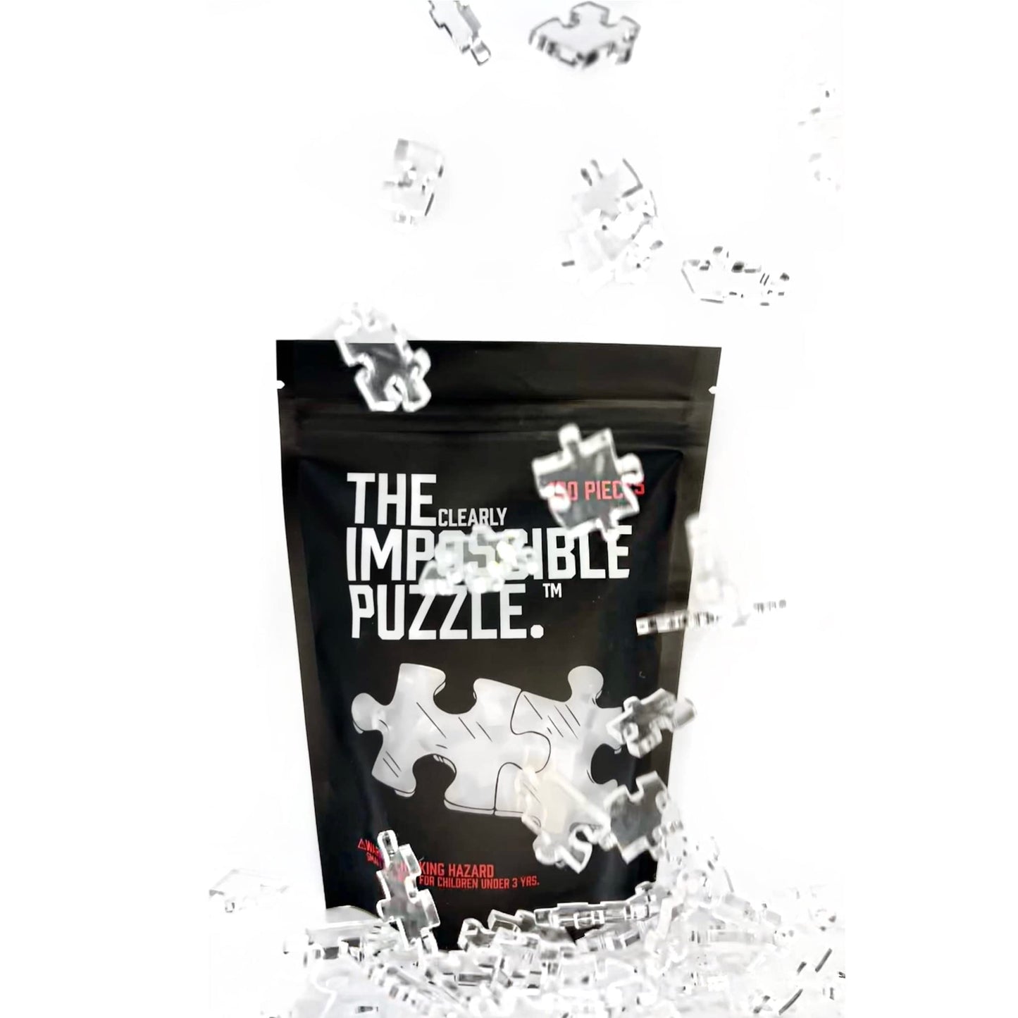 CM Originals The Clearly Impossible Puzzle 500 Pieces – Hard Jigsaw for Adults | USA-Made Acrylic