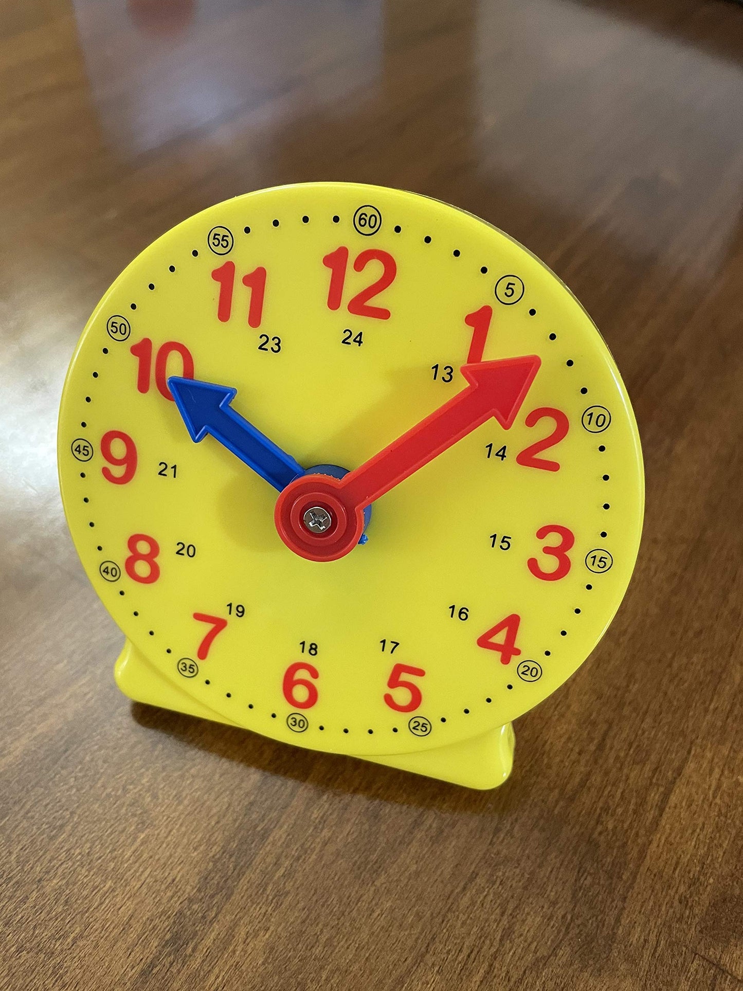 CM Wealth Learning Clock for Kids – Geared Teaching Clock, 12/24 Hours, 4+ Years