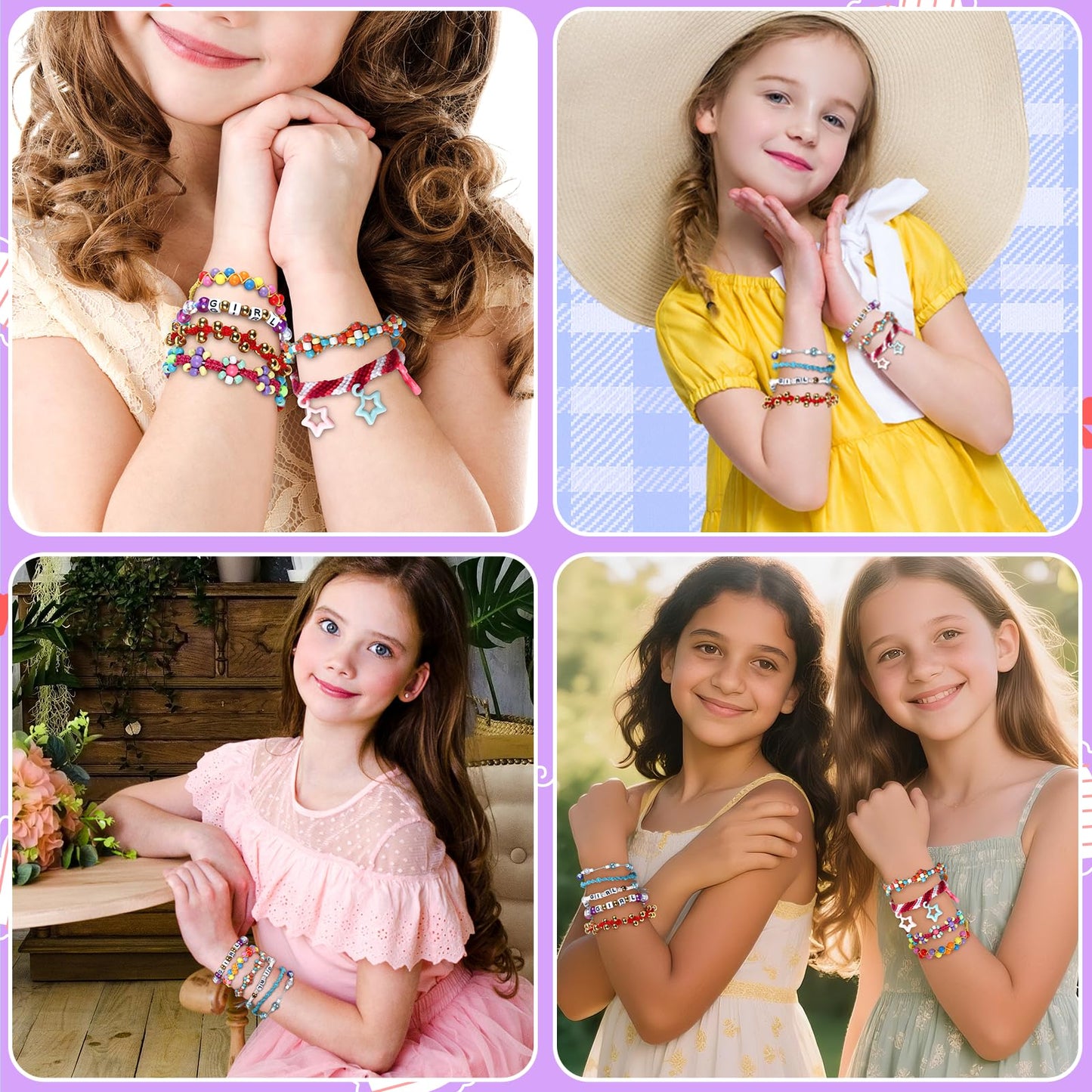 Cmiolacuna Friendship Bracelet Making Kit for Girls 8-12 | DIY Jewelry Craft Set