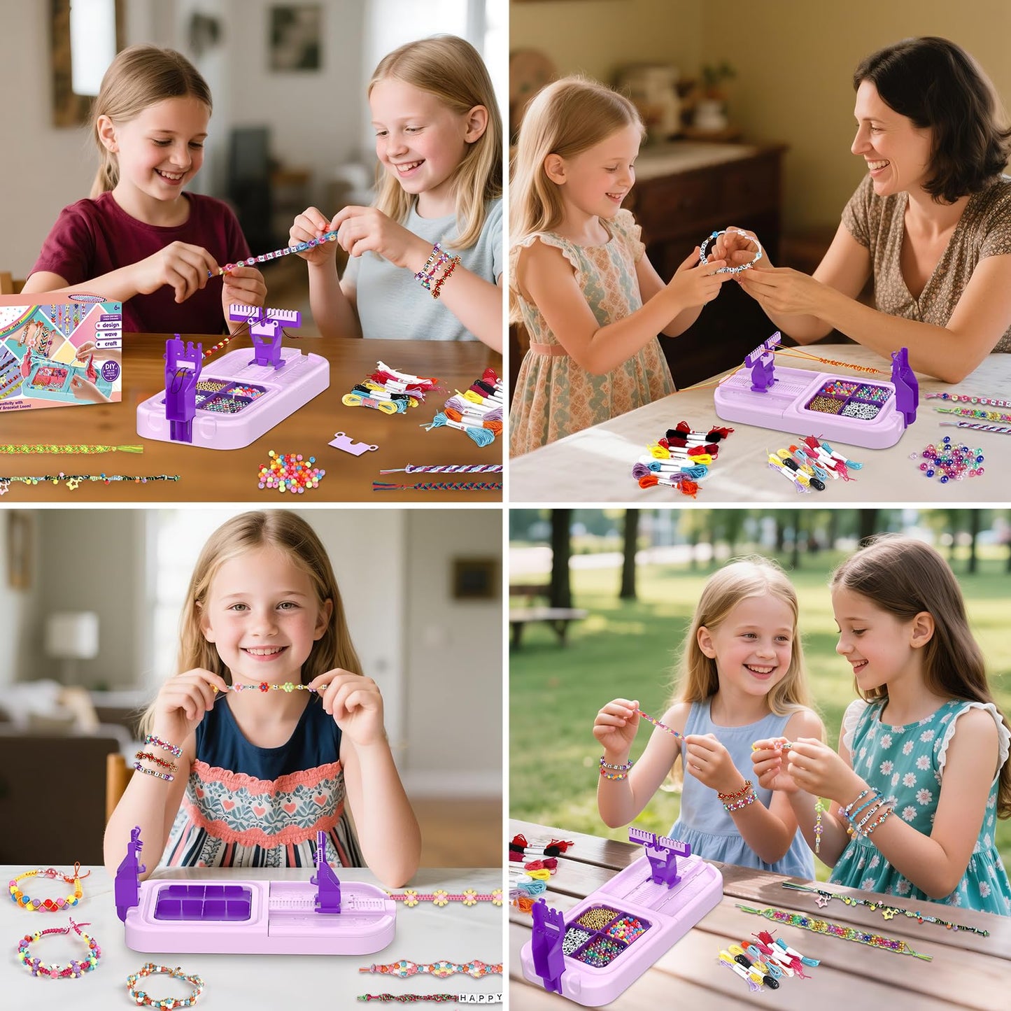 Cmiolacuna Friendship Bracelet Making Kit for Girls 8-12 | DIY Jewelry Craft Set