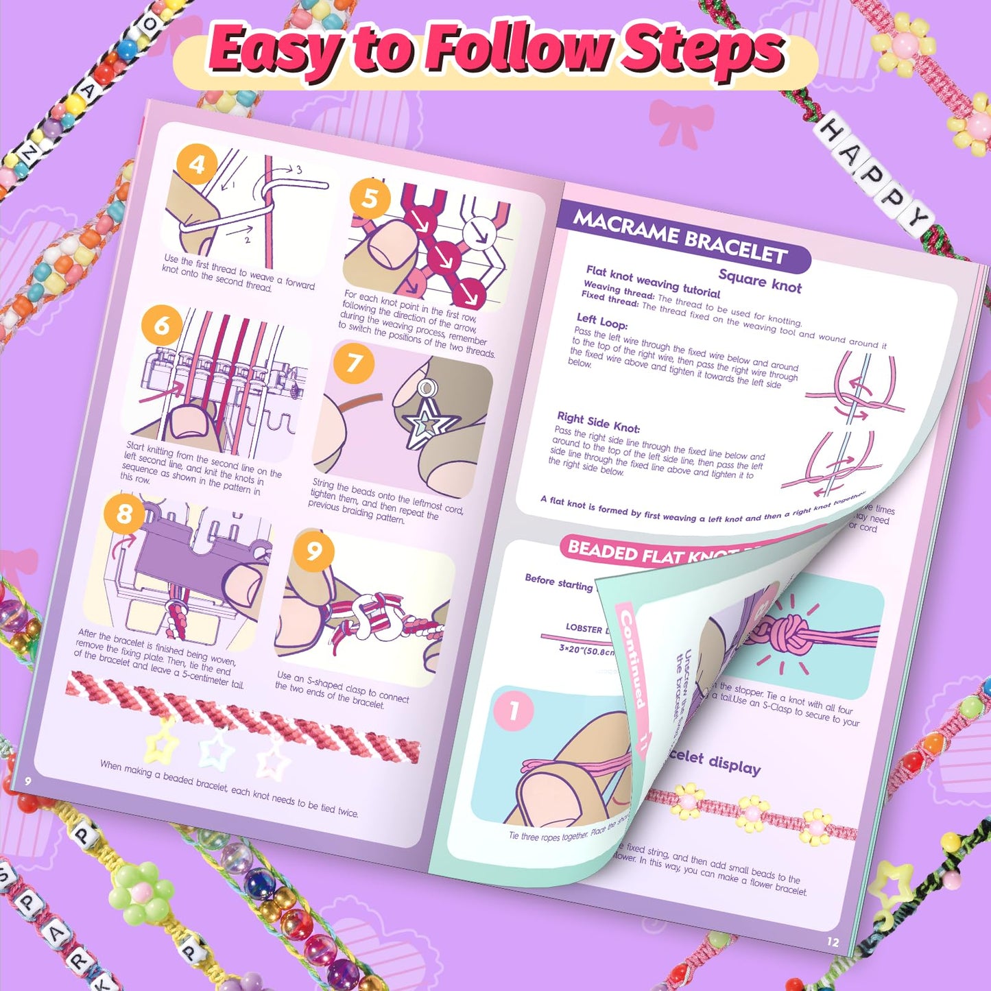 Cmiolacuna Friendship Bracelet Making Kit for Girls 8-12 | DIY Jewelry Craft Set