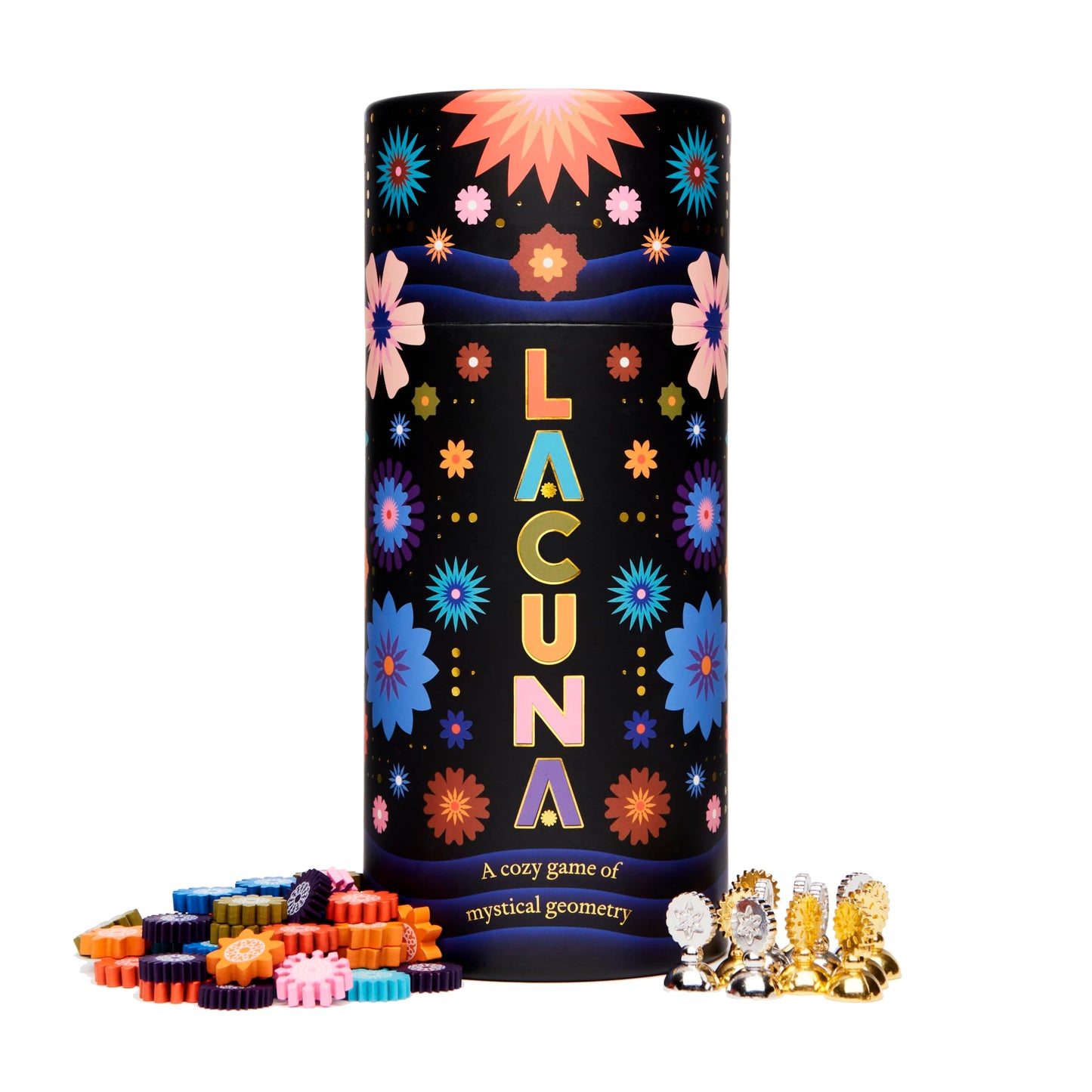 CMYK Lacuna Board Game — Cozy 2-Player Mystical Geometry, Like Chess Without the Grid