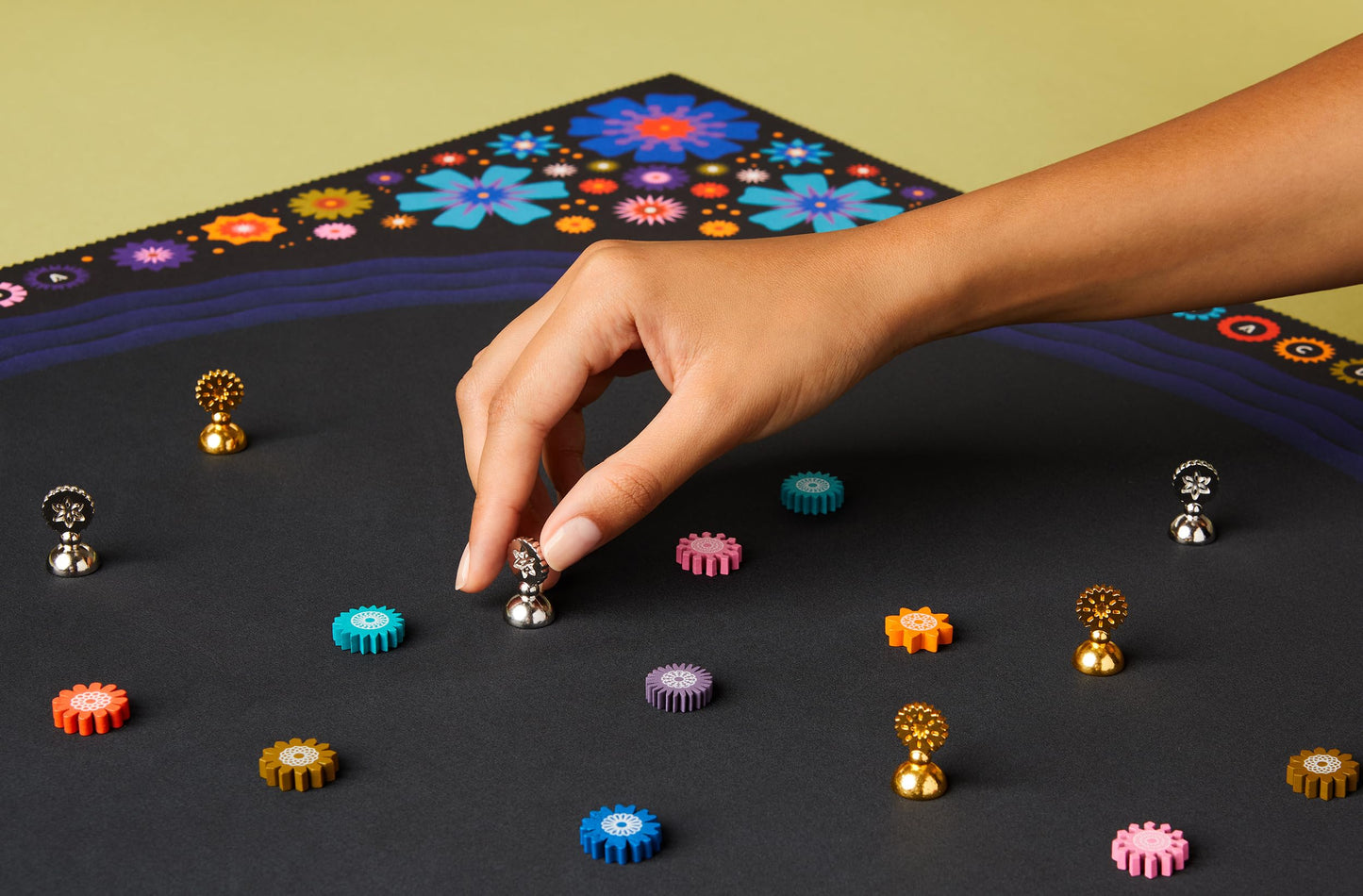 CMYK Lacuna Board Game — Cozy 2-Player Mystical Geometry, Like Chess Without the Grid