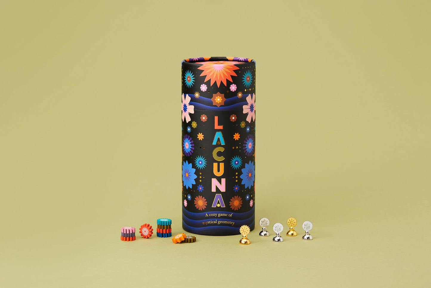 CMYK Lacuna Board Game — Cozy 2-Player Mystical Geometry, Like Chess Without the Grid